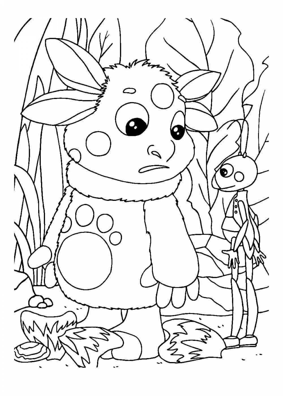 Color mania Luntik coloring