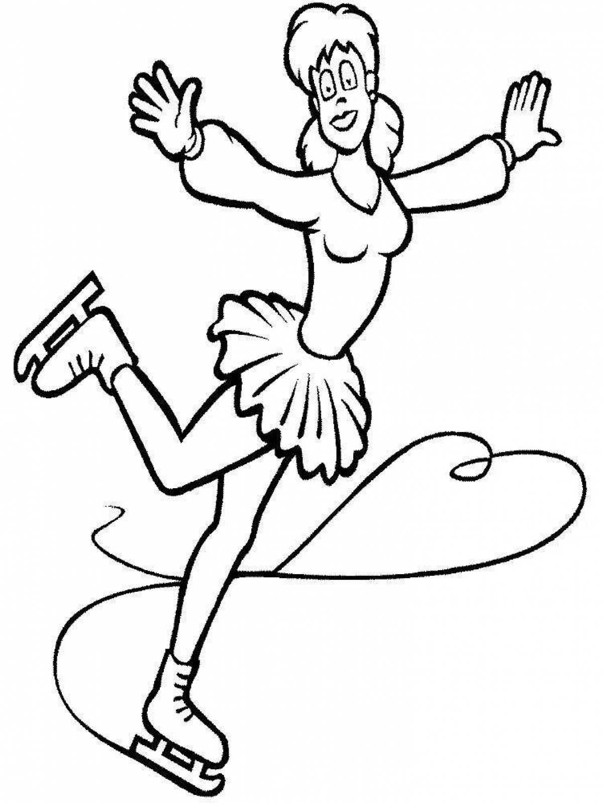 Great skater coloring pages for kids