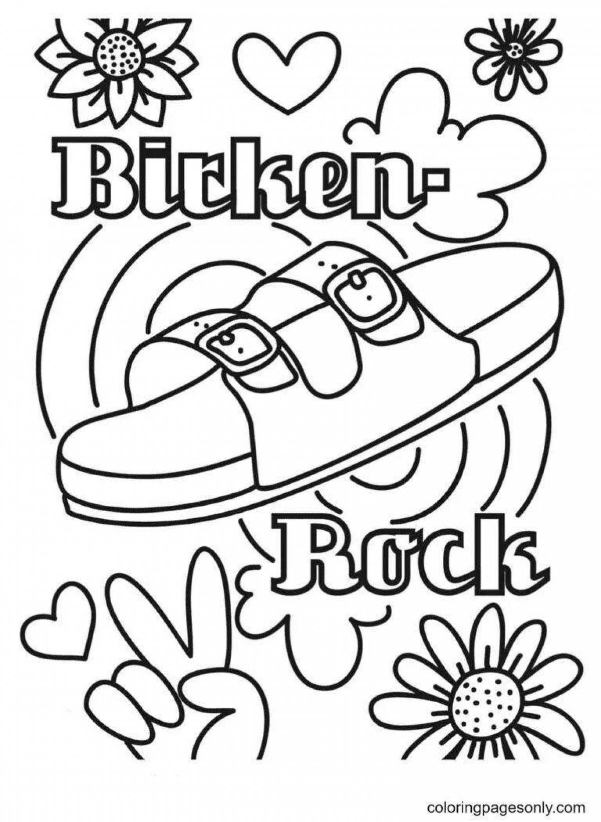 Joyful coloring indie childish aesthetic