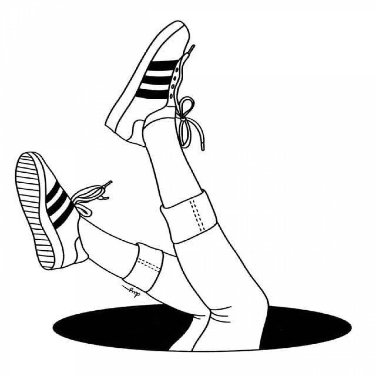 Dynamic coloring indie childish aesthetic