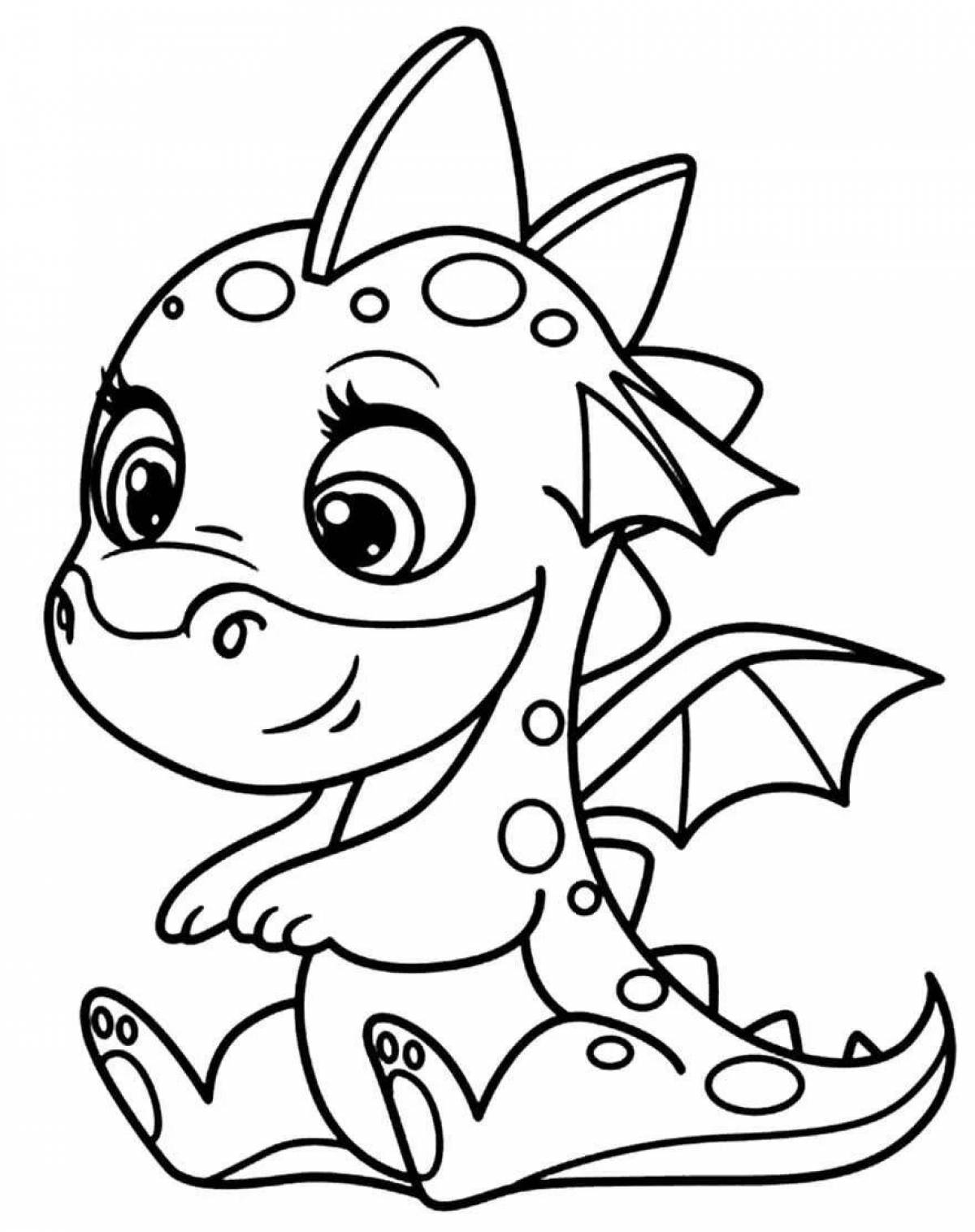 Great coloring dragons for kids
