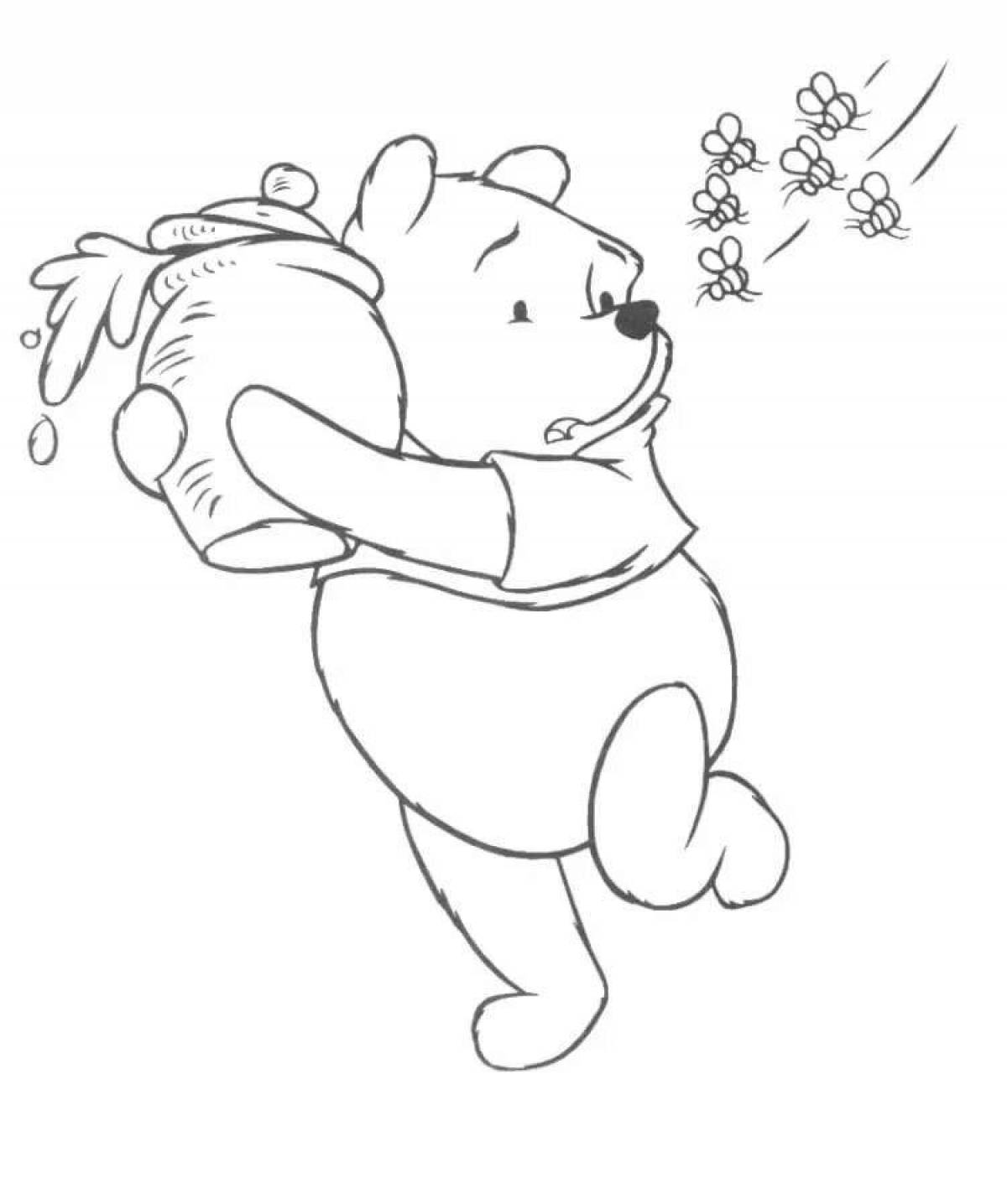 Winnie the Pooh funny coloring book for kids