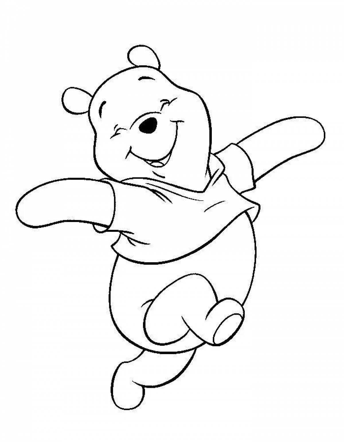 Winnie the pooh amazing coloring book for kids