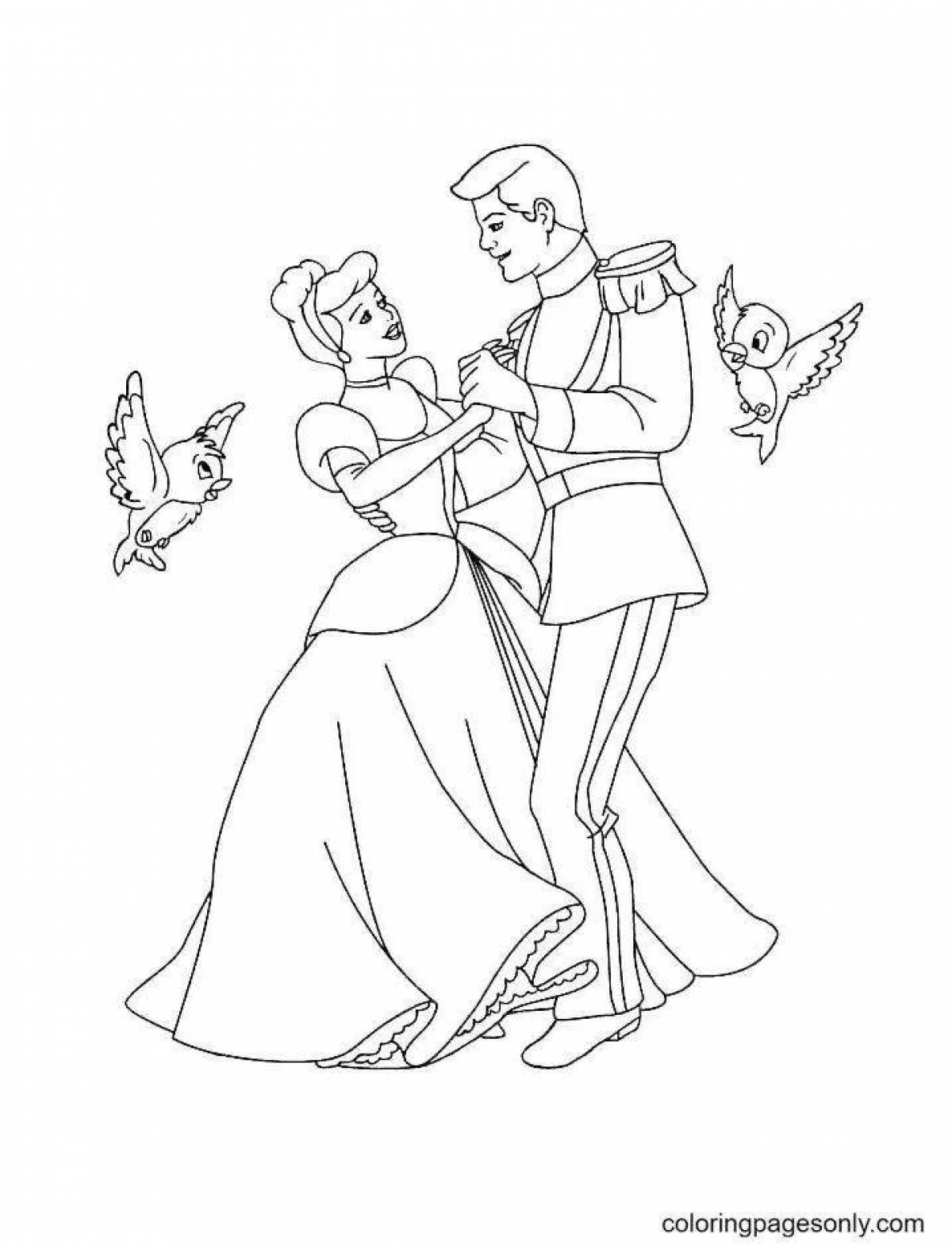 Great princess and prince coloring pages for kids