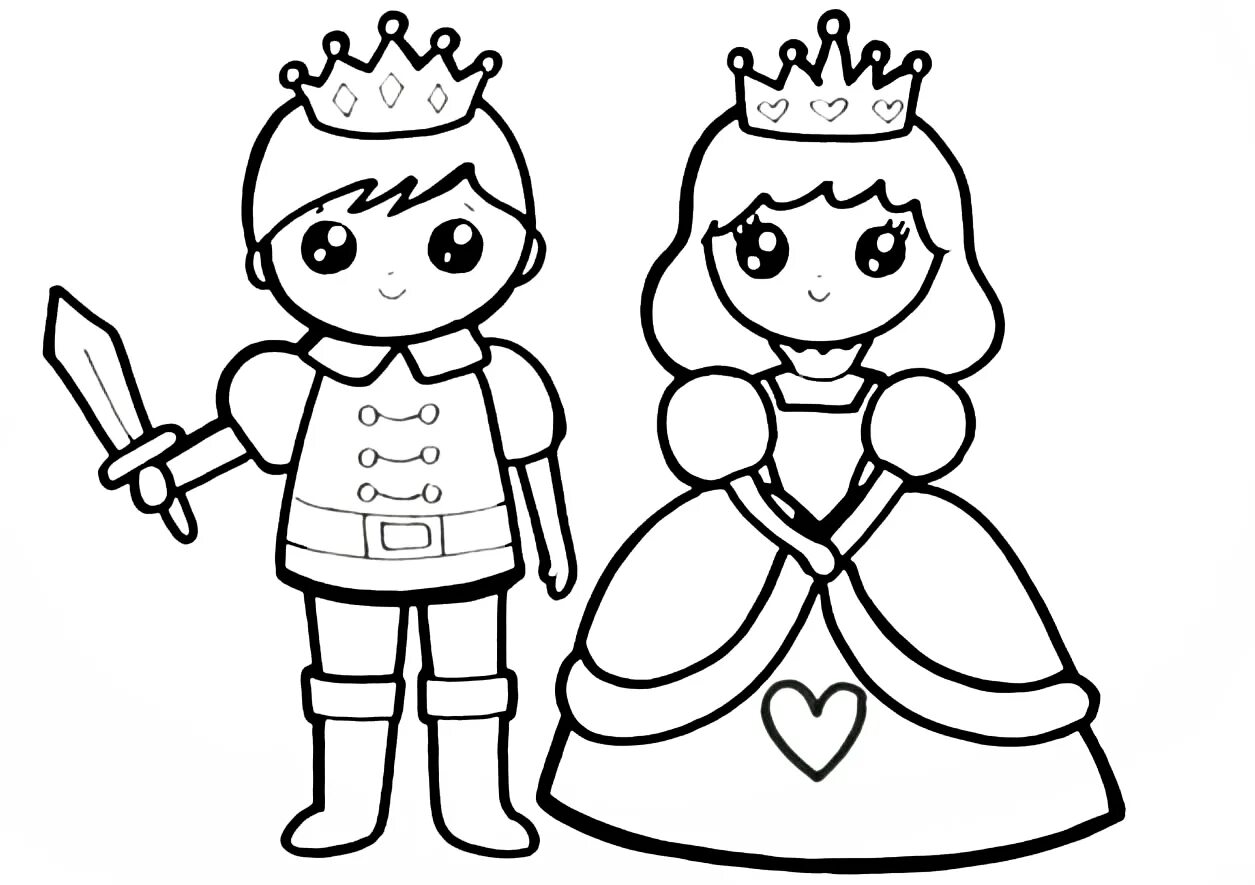 Princess and prince for kids #2