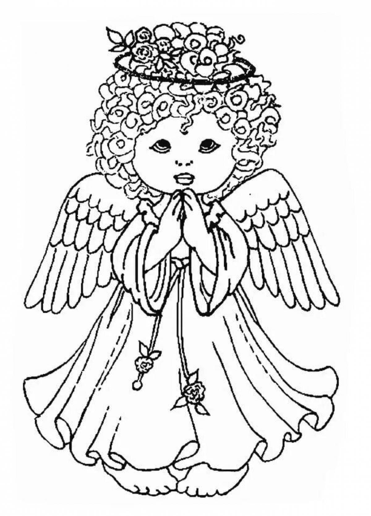Divine coloring angel