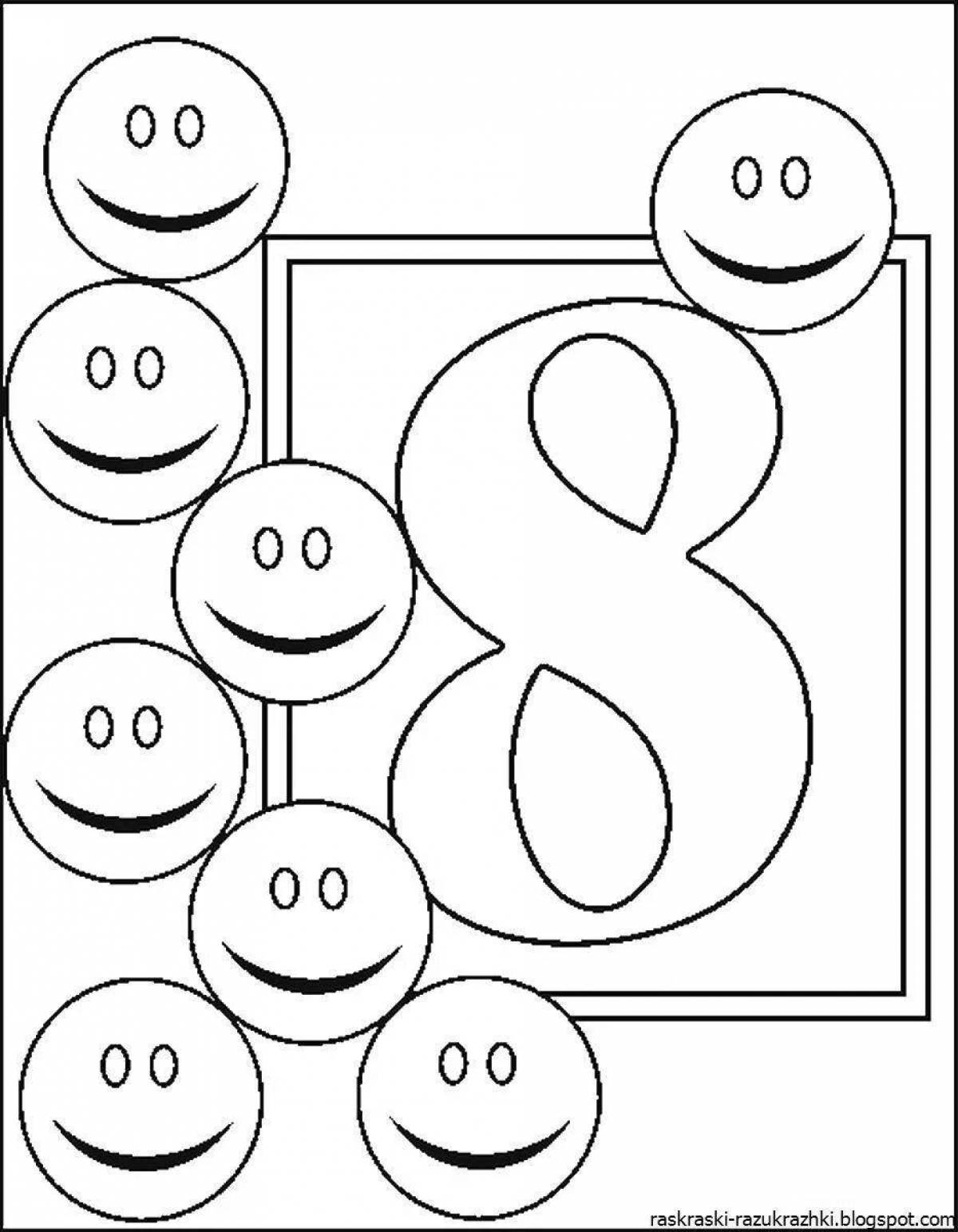 Luminous coloring page 8