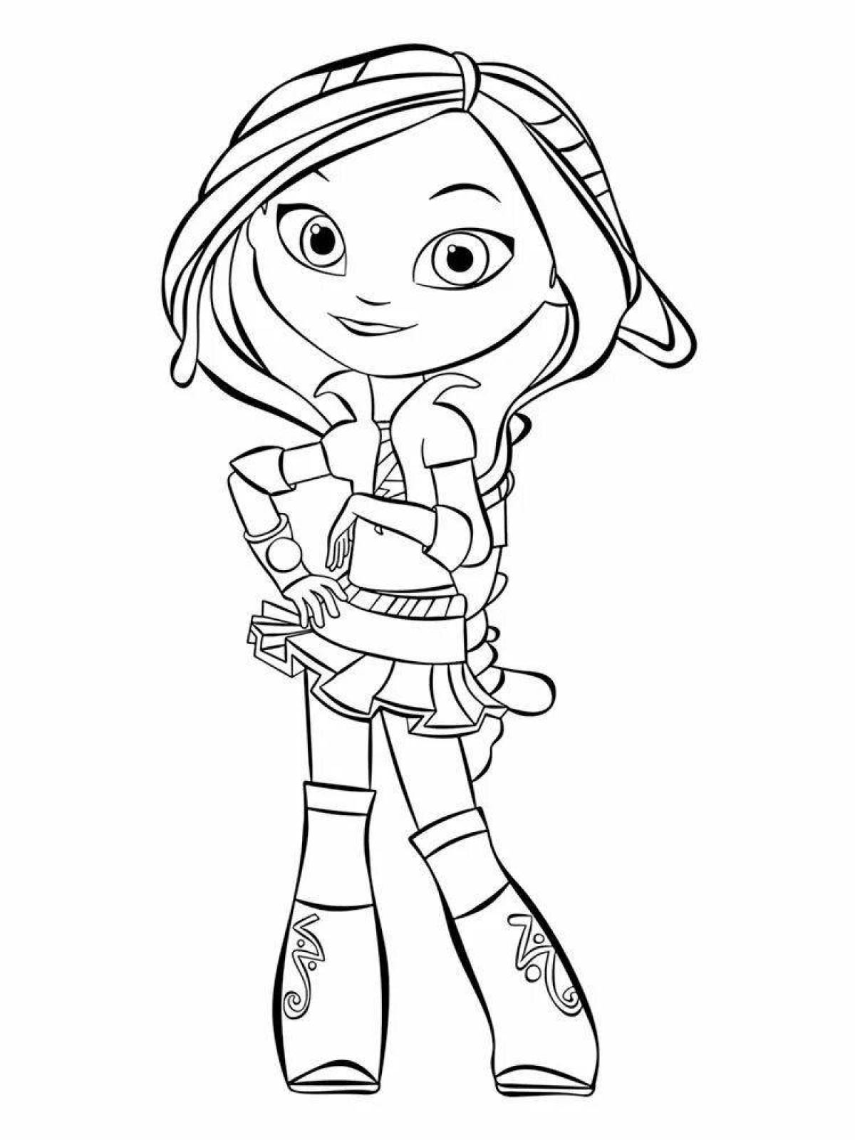 Photo Color explosion alenka coloring book