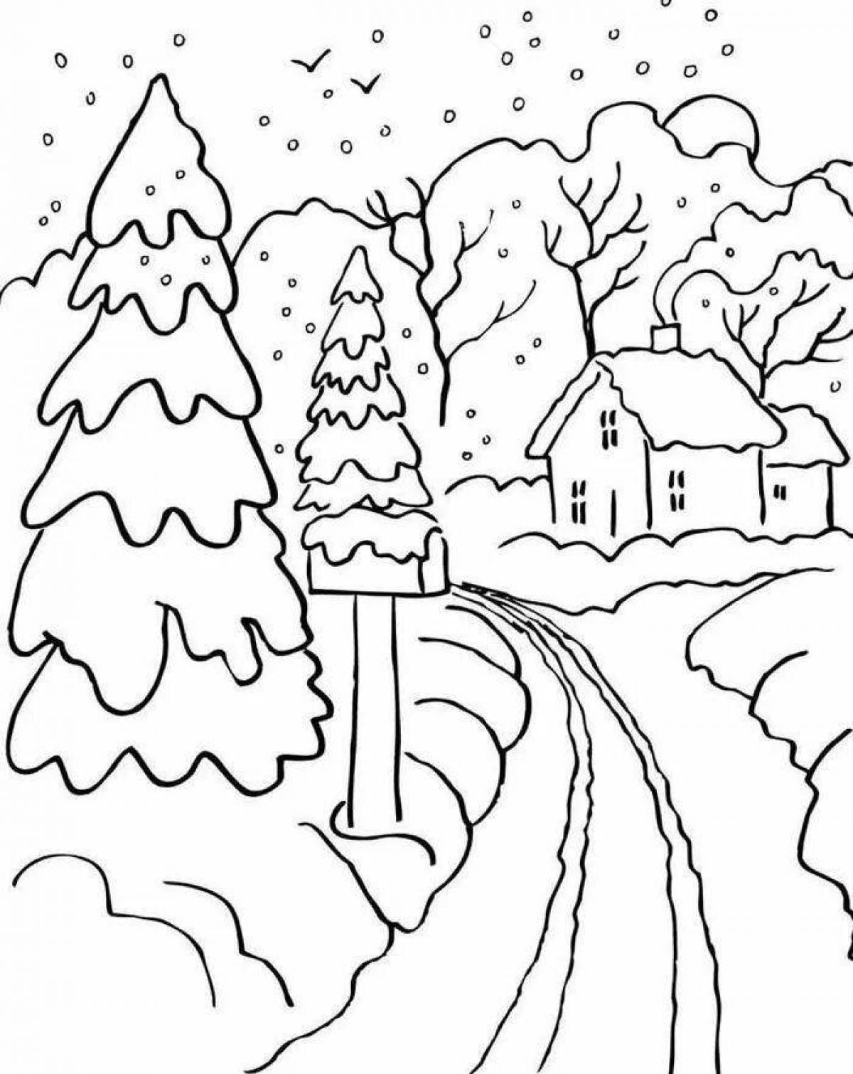 Рисунок зима #1