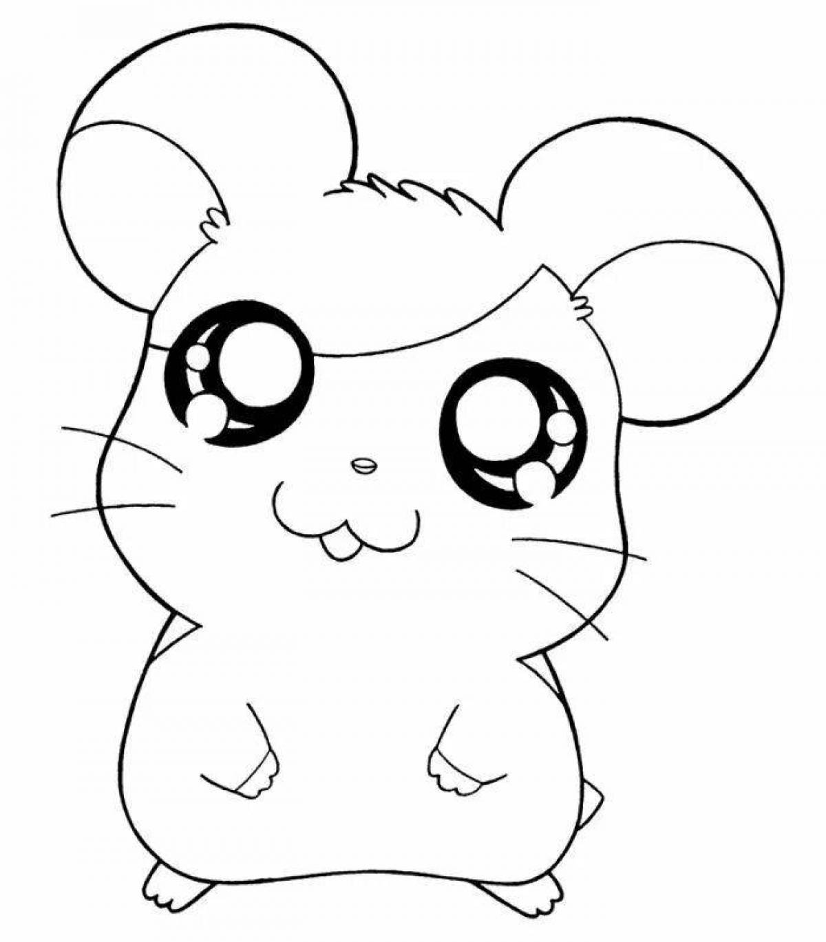 Perfect cute beautiful coloring page
