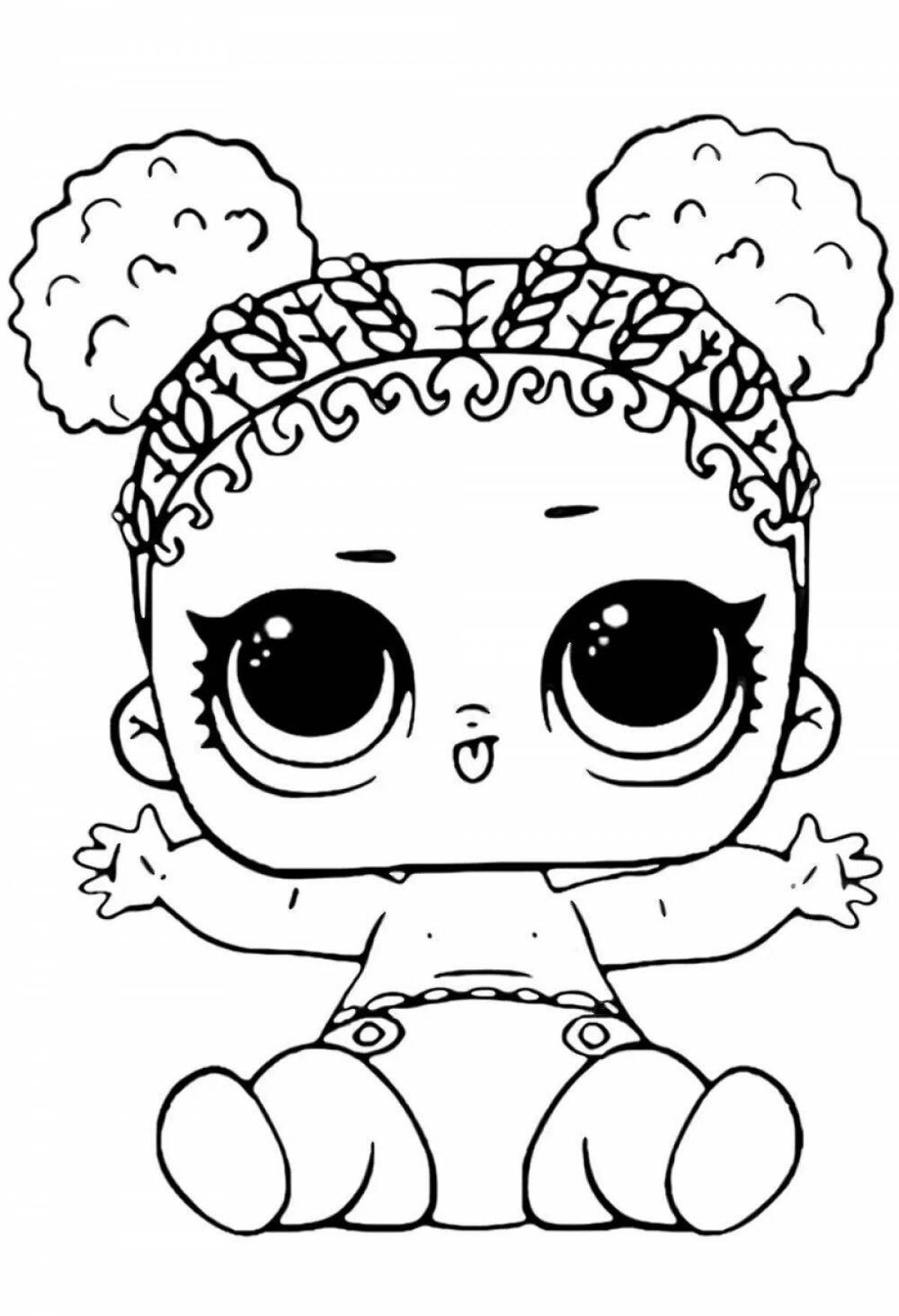 Youth coloring doll lol baby