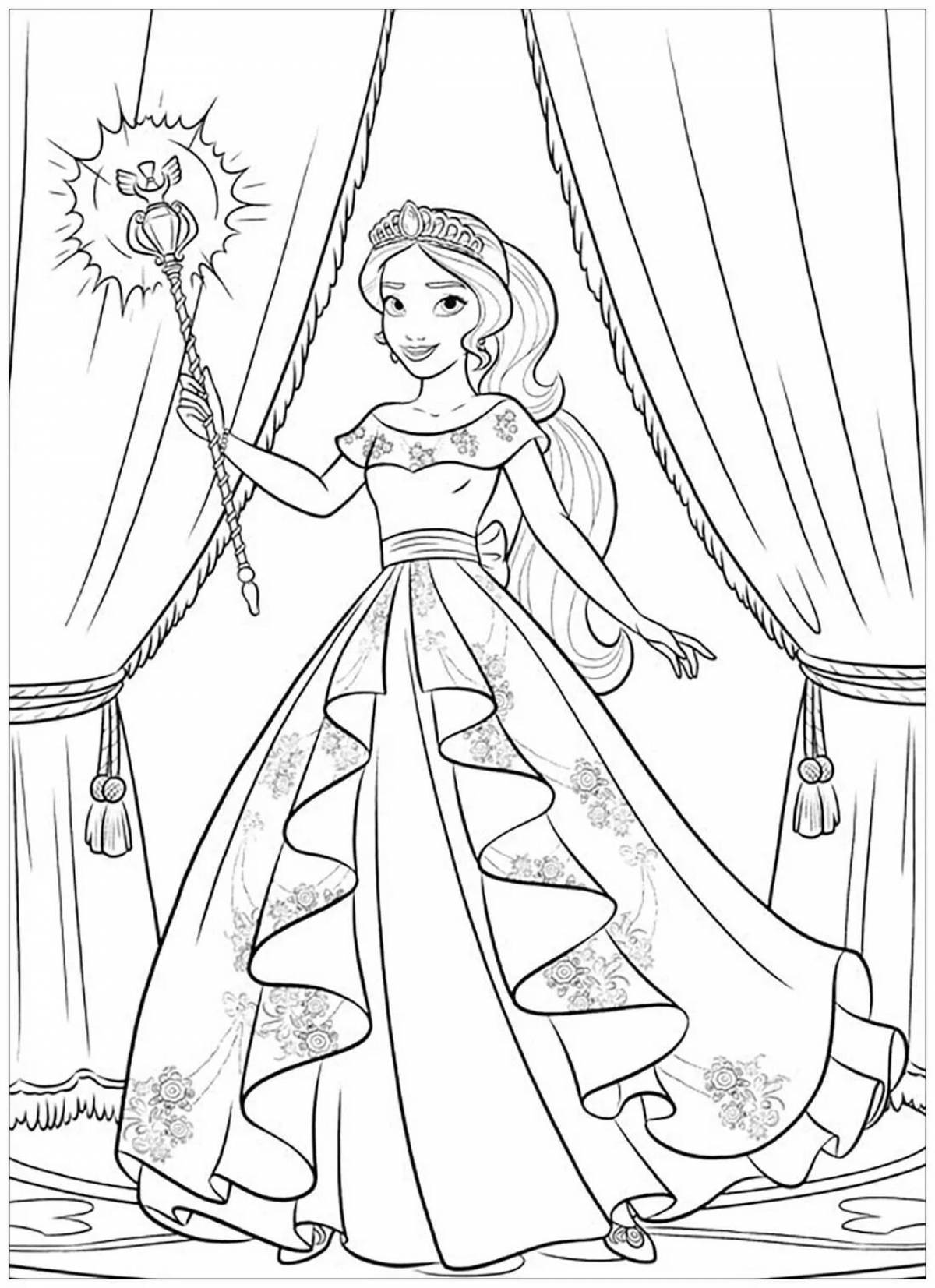 Exciting elena of avalor coloring book