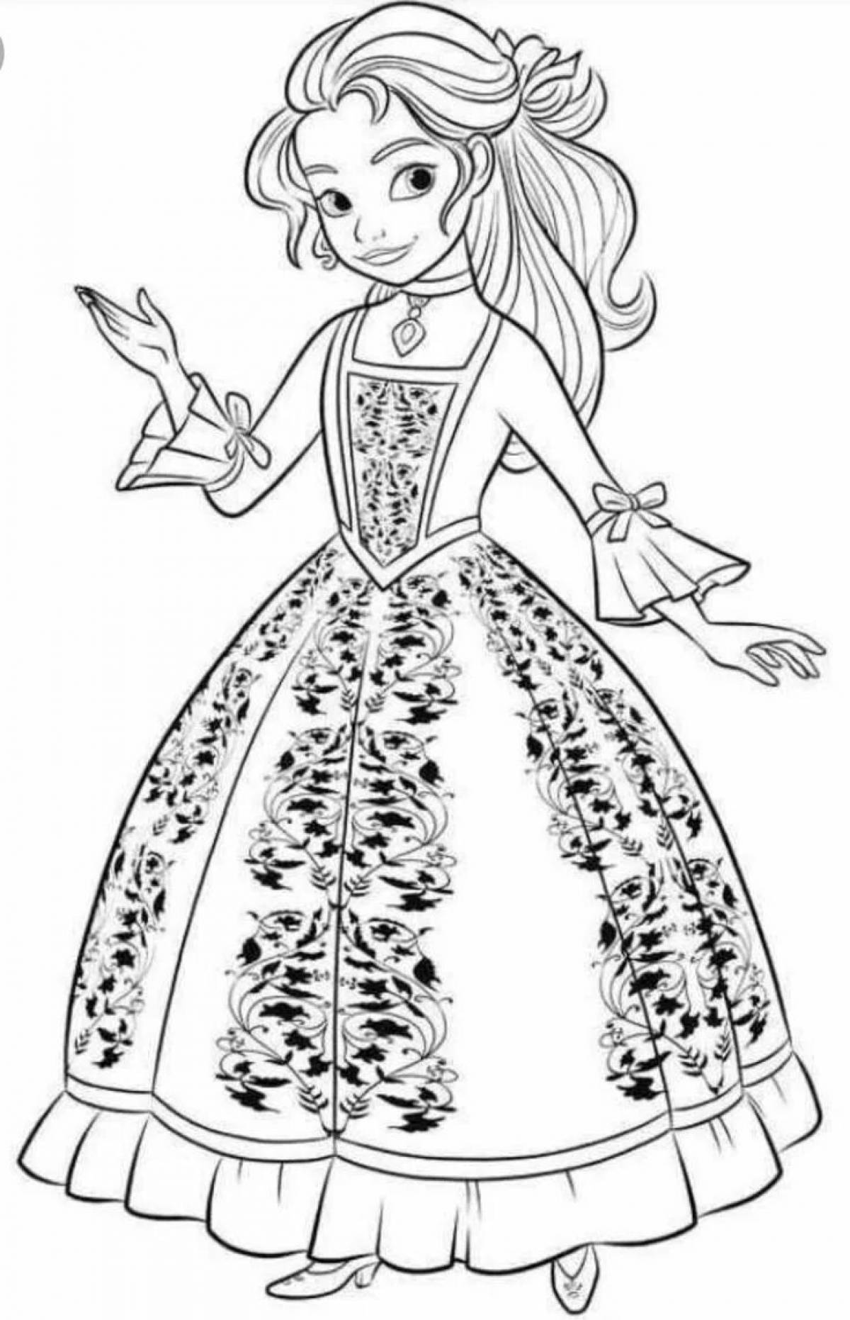 Generous Elena of Avalor coloring page