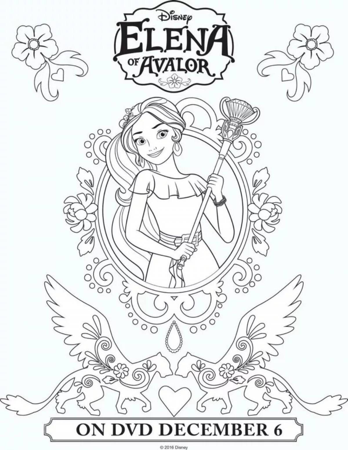 Great Elena of Avalor coloring page