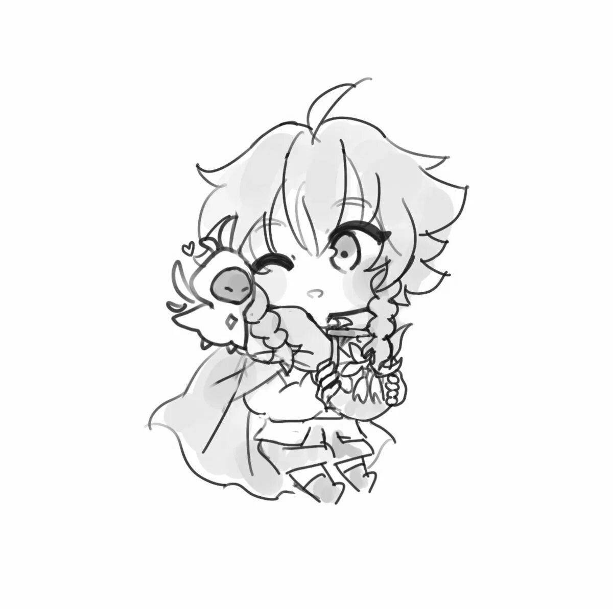 Generous coloring genshin impact venti