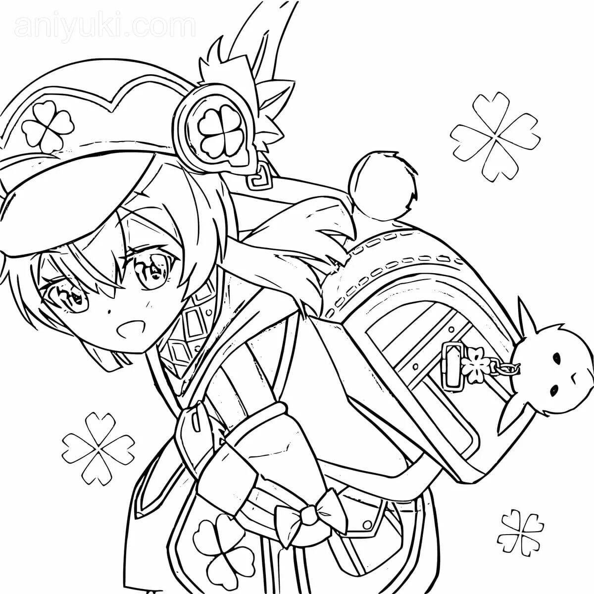 Cheerful Kli from genshin