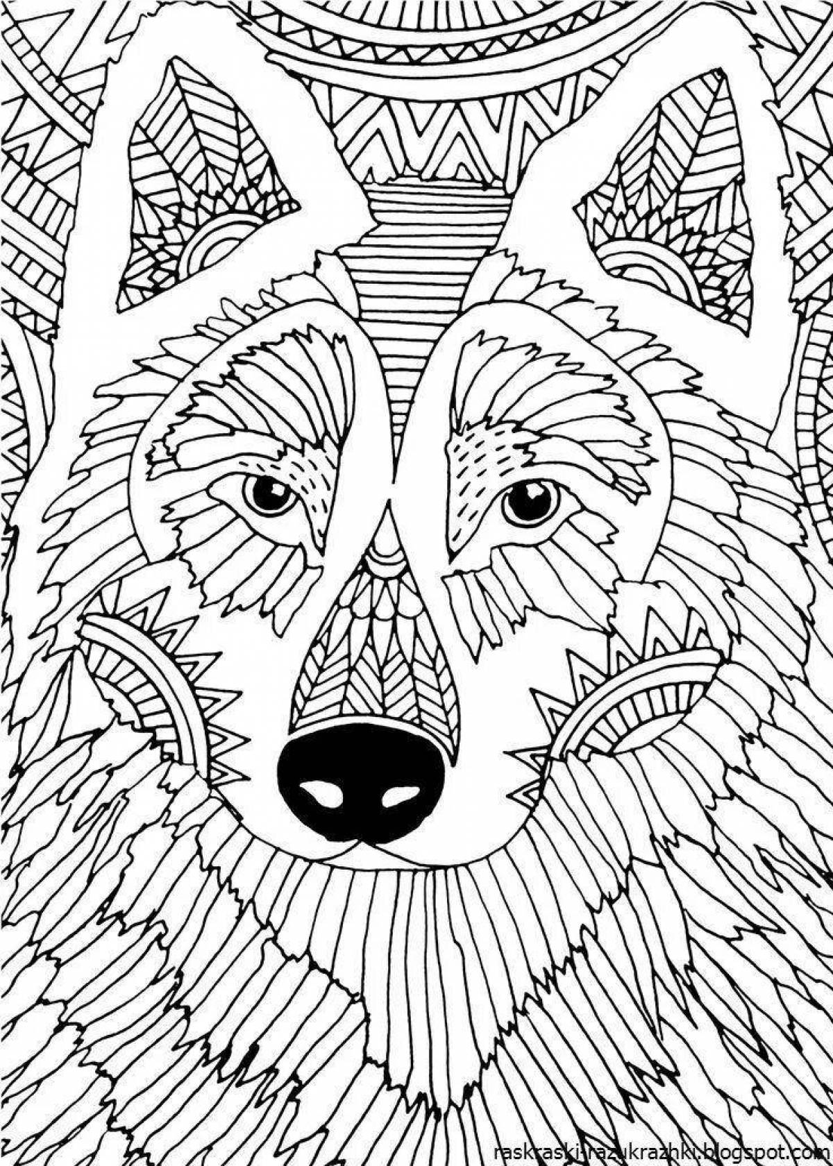 A fun anti-stress coloring book for adults
