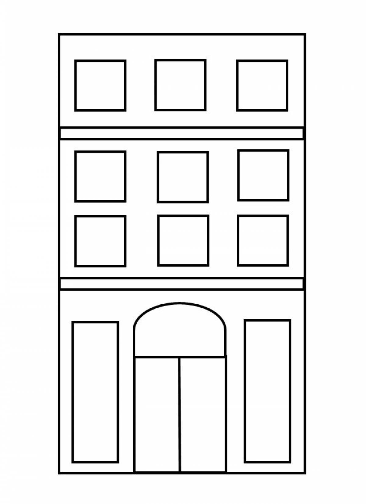Great building coloring book for kids