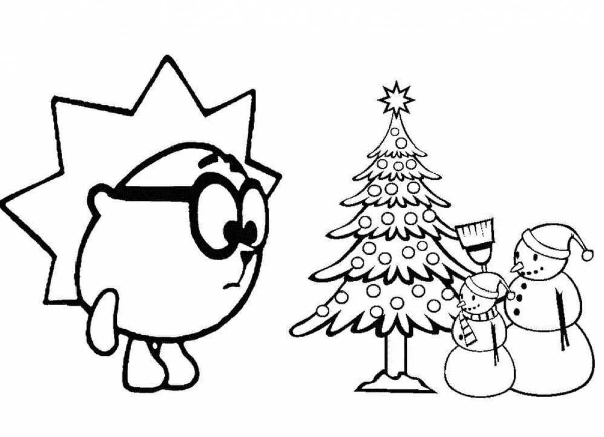 A fun Christmas coloring book for kids