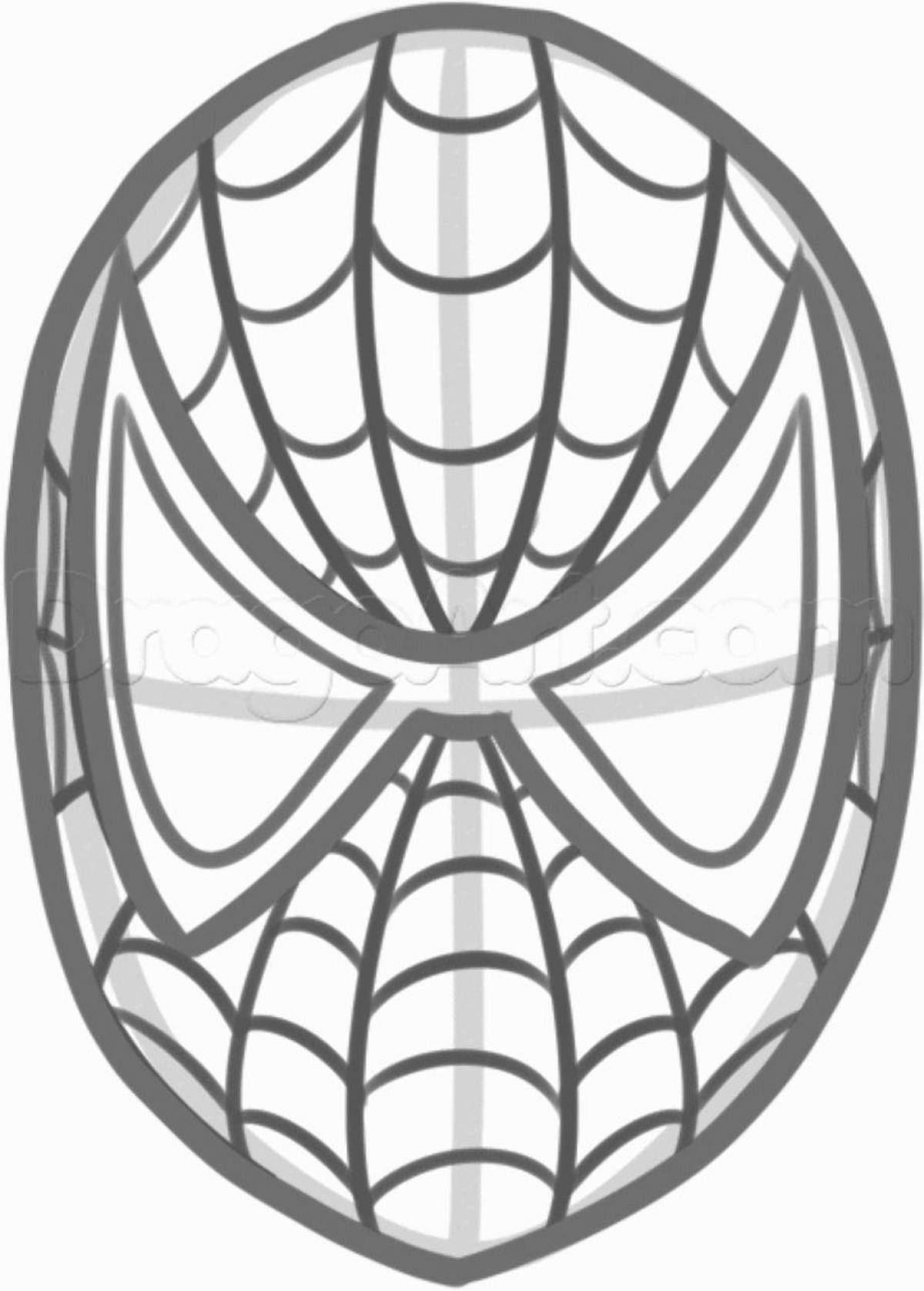 Маска человека паука #8