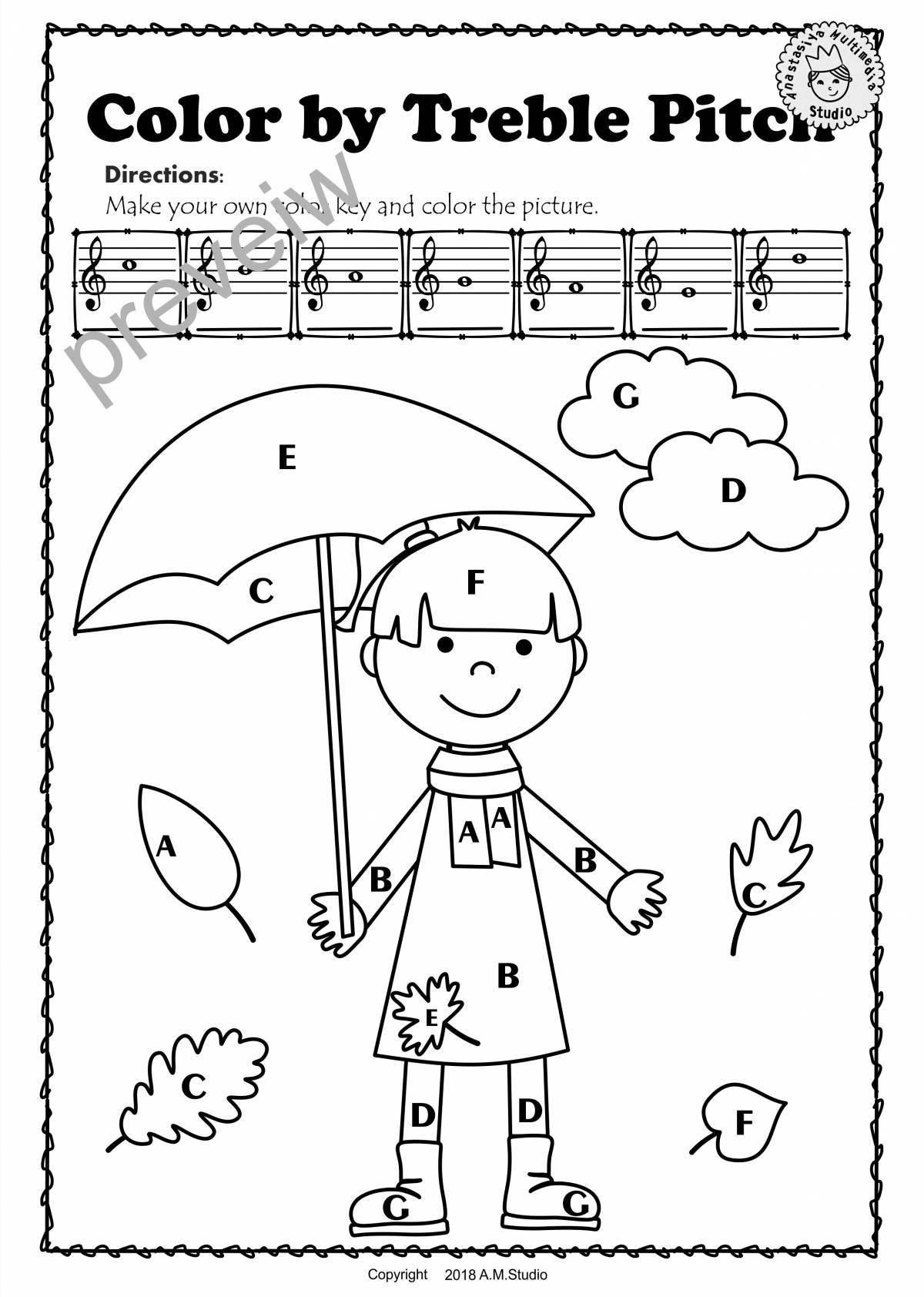 Sheet music for children #14