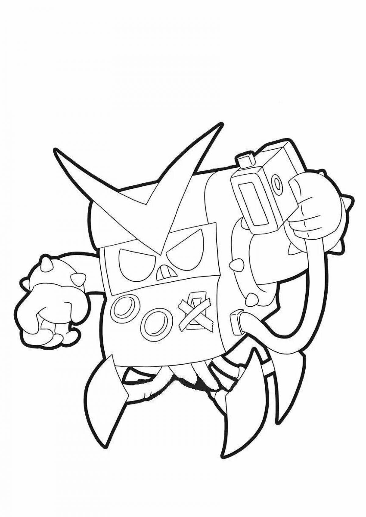 Awesome bravo stars buzz coloring page