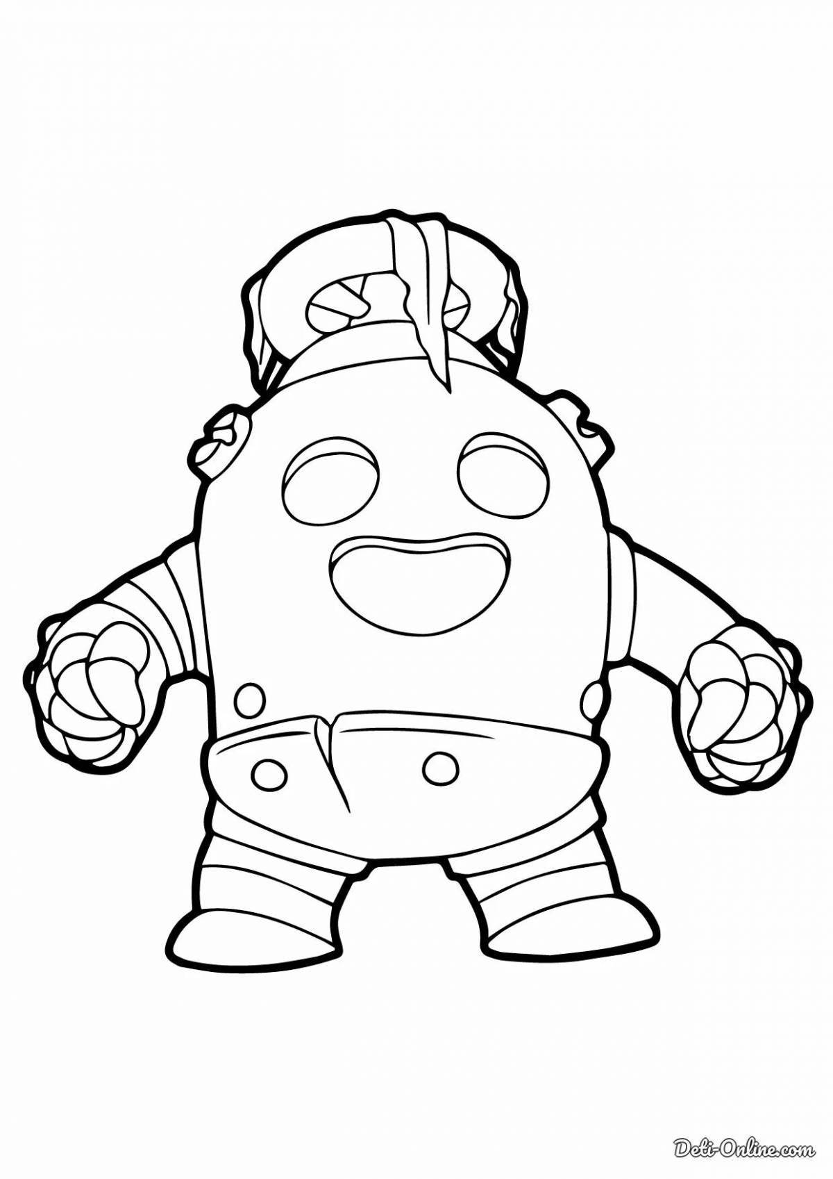 Dazzling bravo stars buzz coloring page