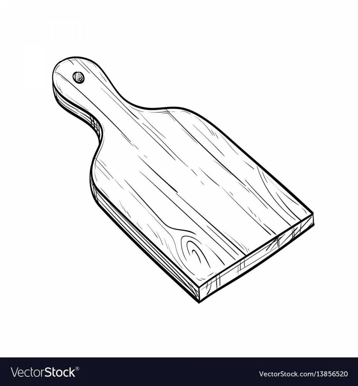 Children's cutting board #26