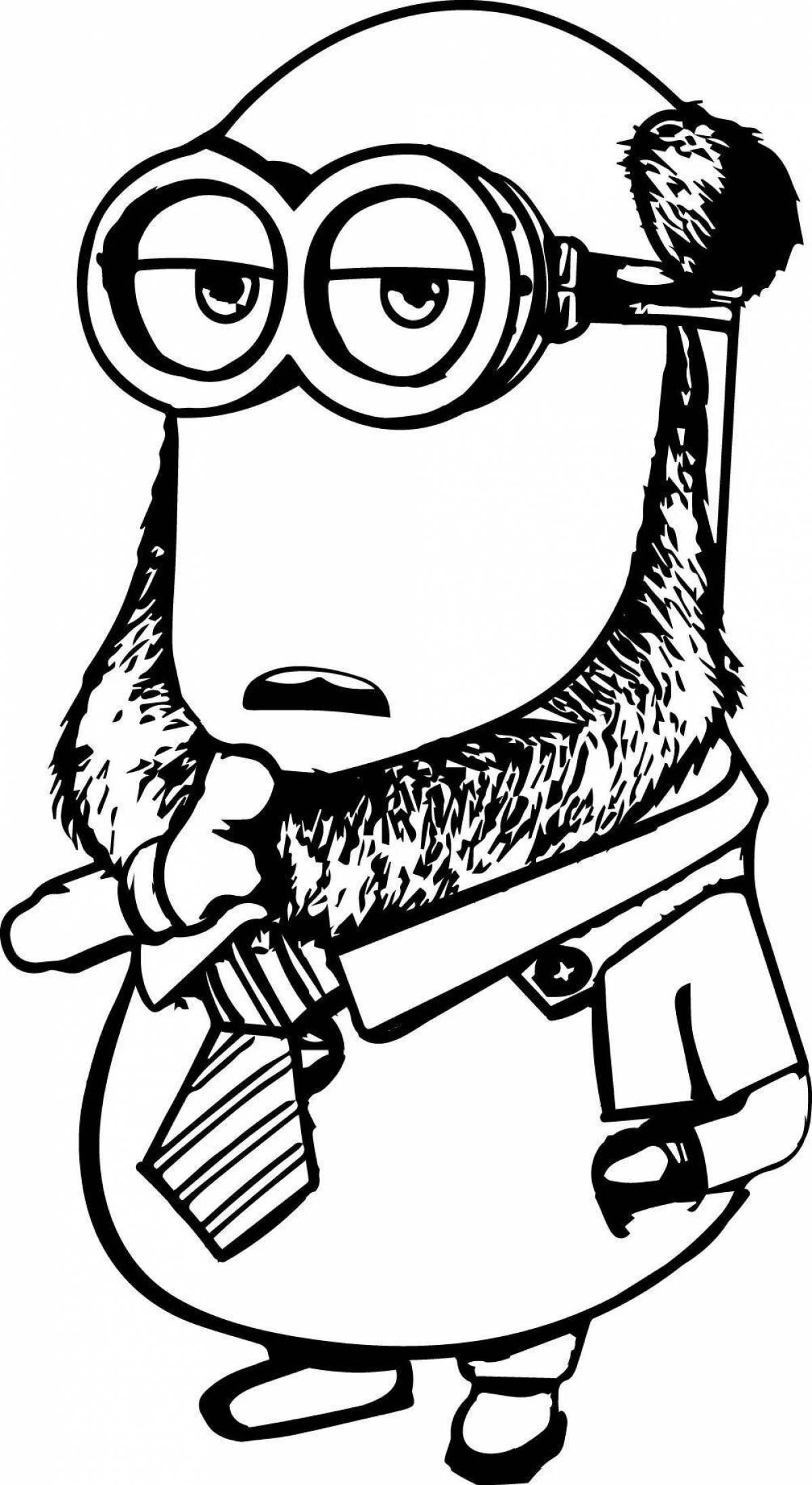 Bodo beard coloring page for kids