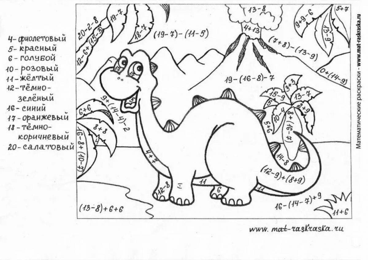 Outstanding Mathematics 2nd Grade 2nd Quarter Coloring Page
