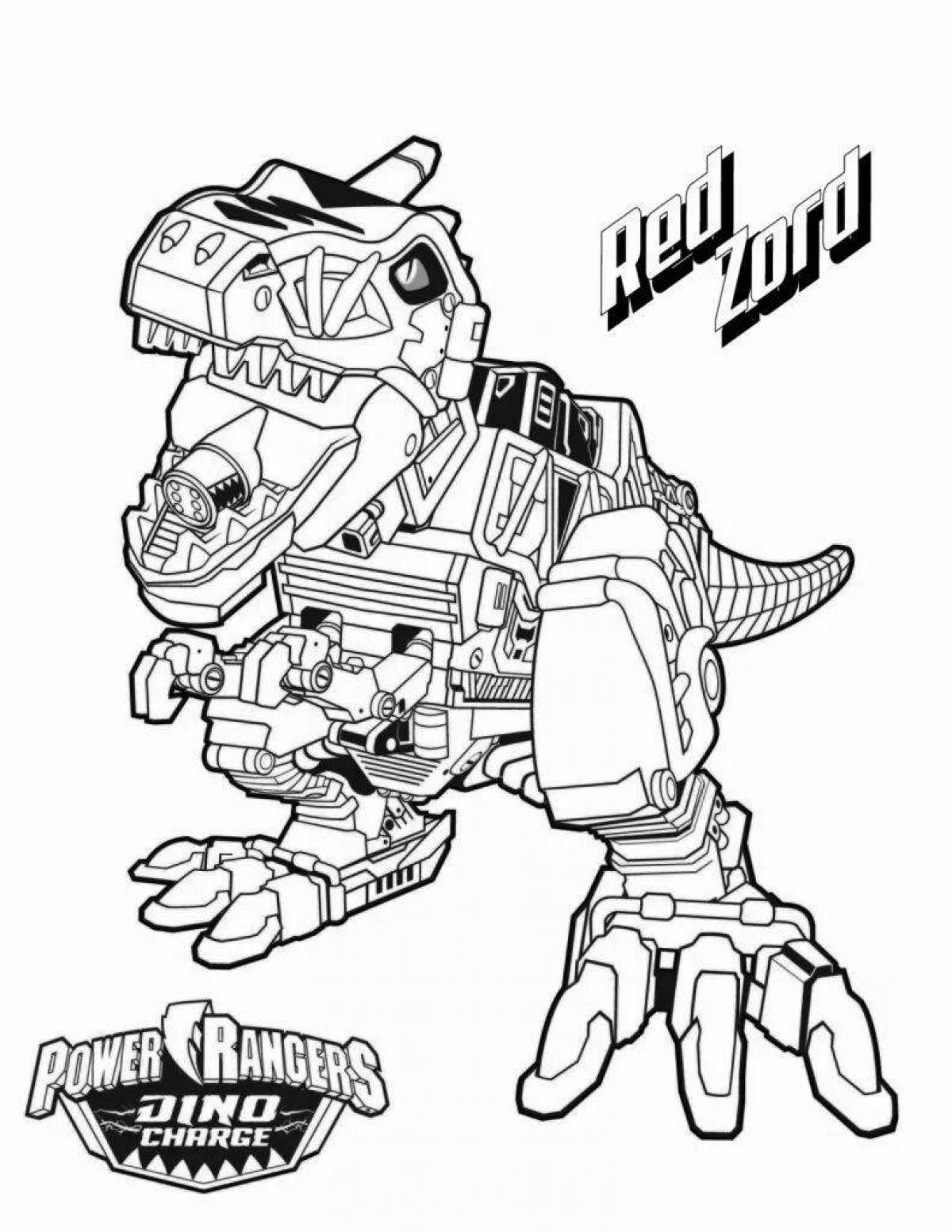 Innovative cool robot coloring page for boys