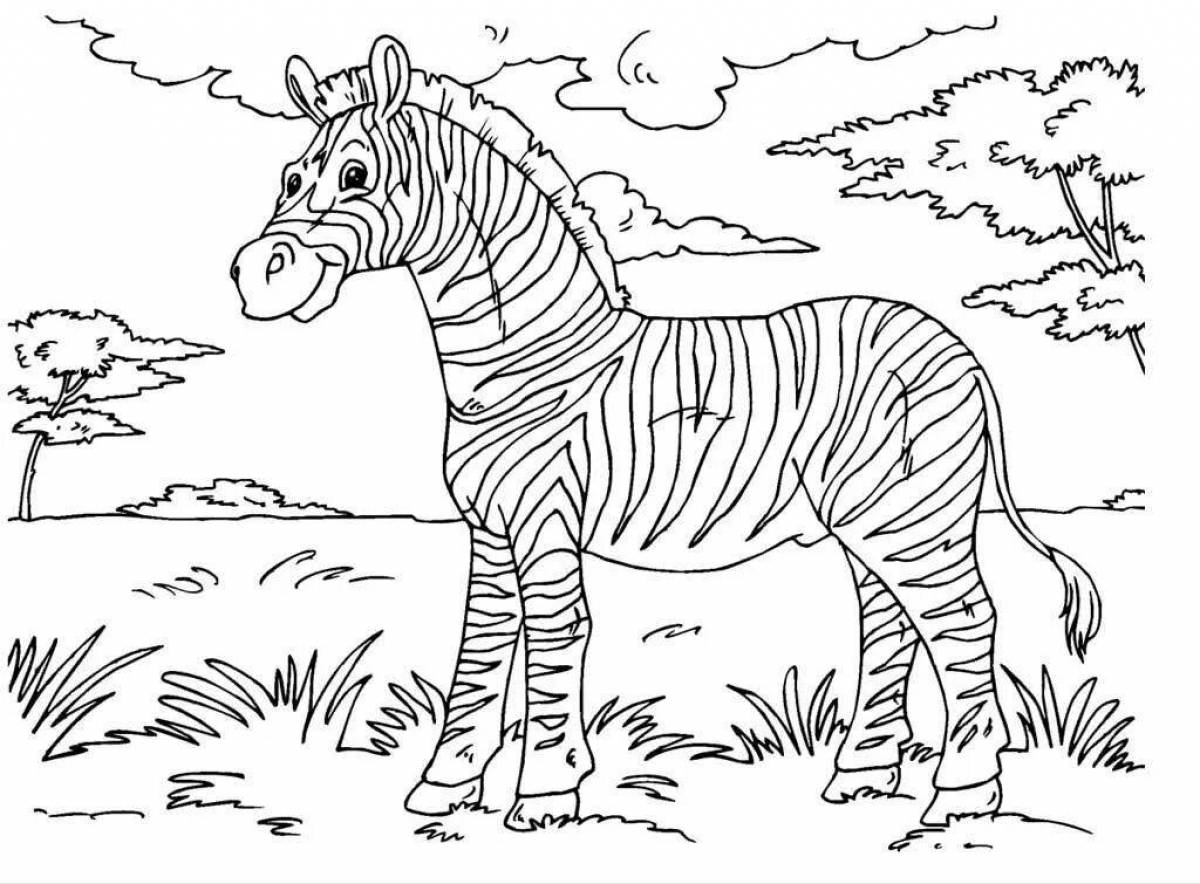 Hippo coloring page