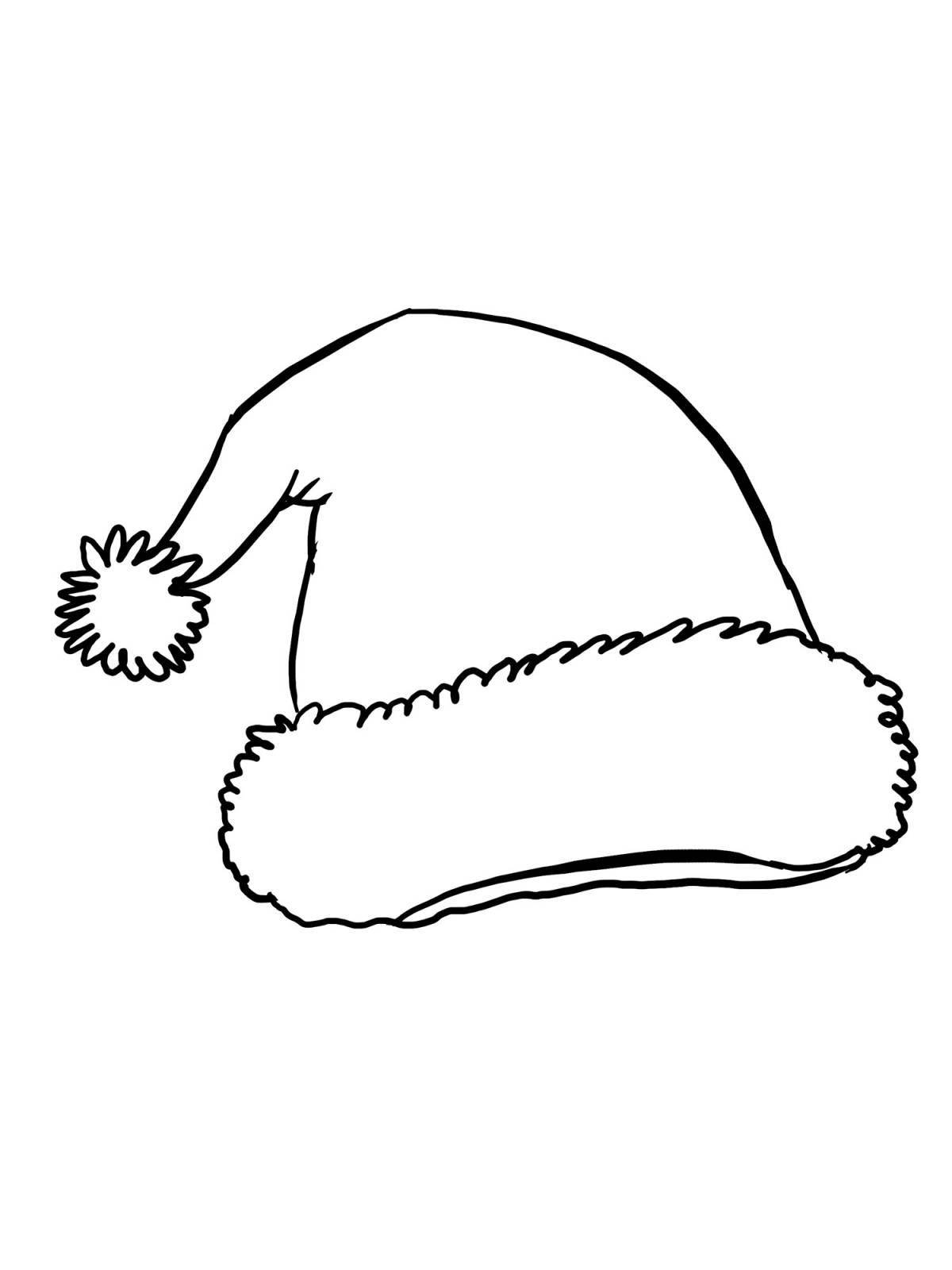 Adorable hat coloring book for 4-5 year olds
