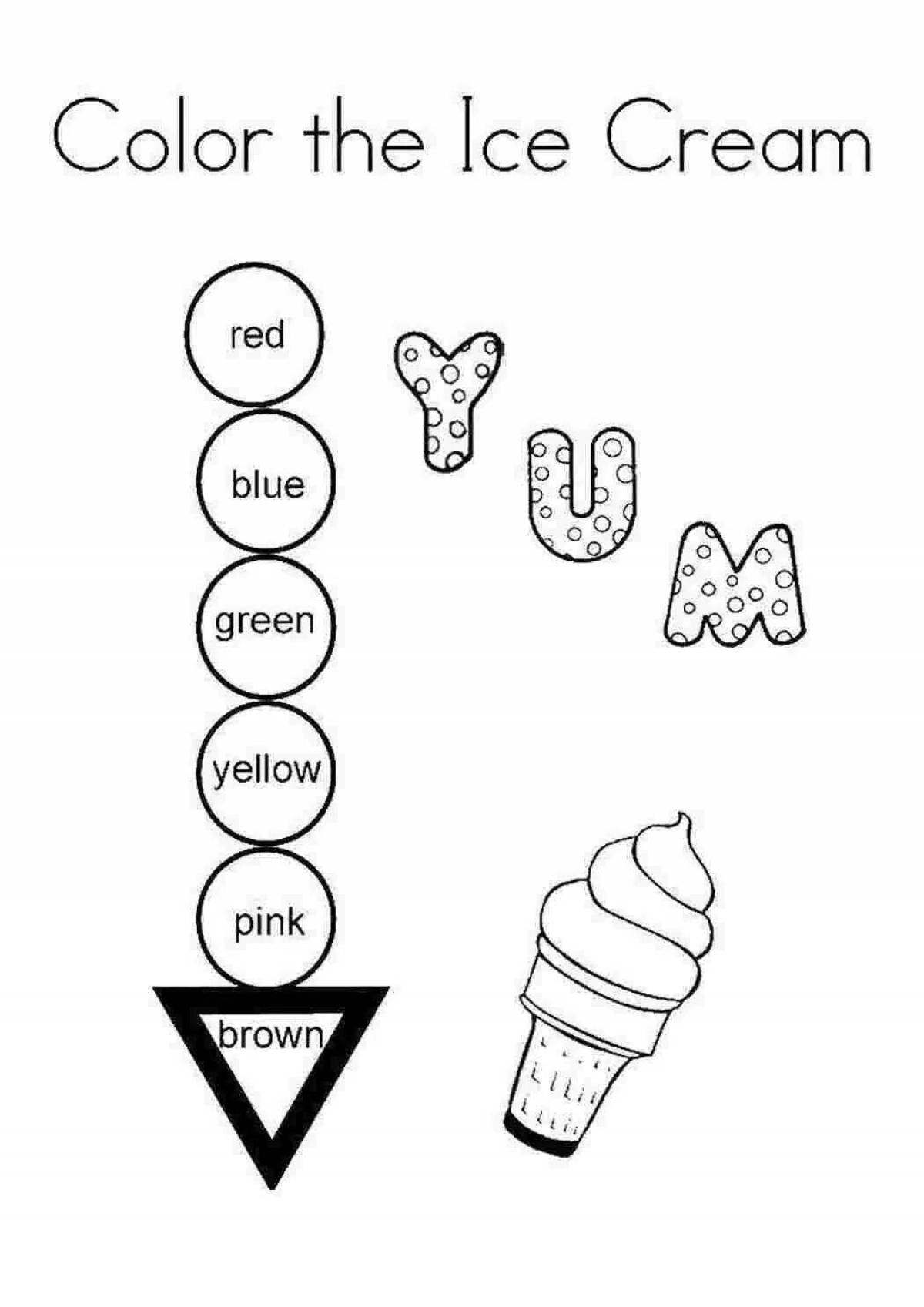 Fun coloring pages in english for kids