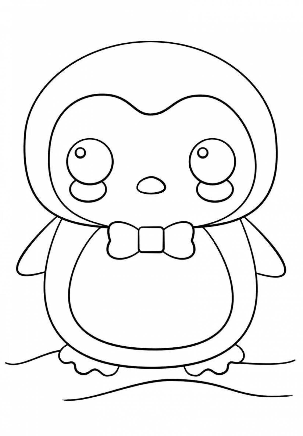 Coloring book shiny kawaii