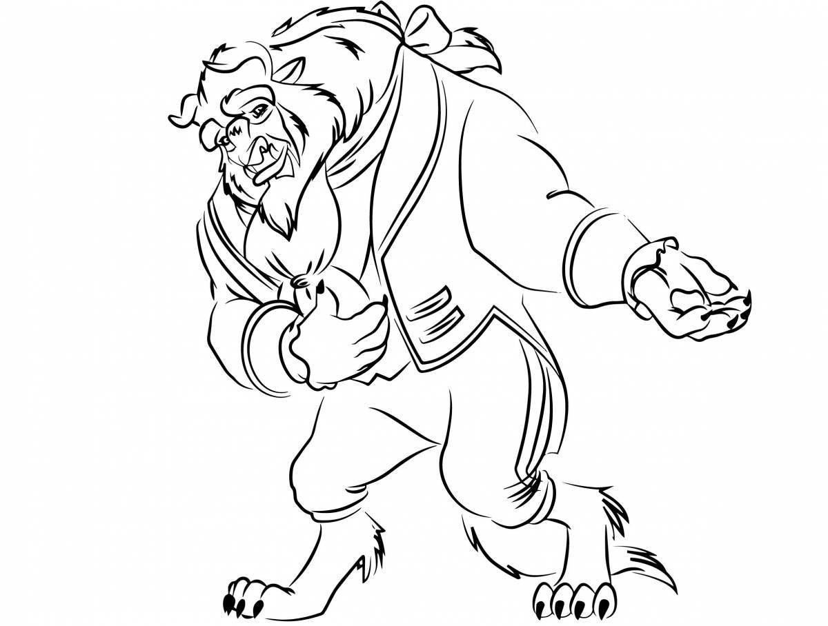 Colorful coloring monster