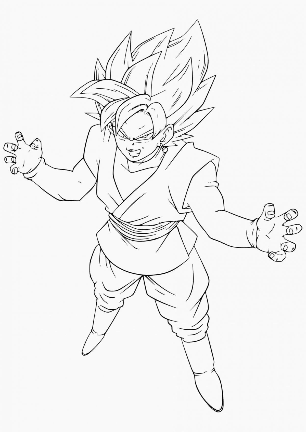 Goku bright coloring