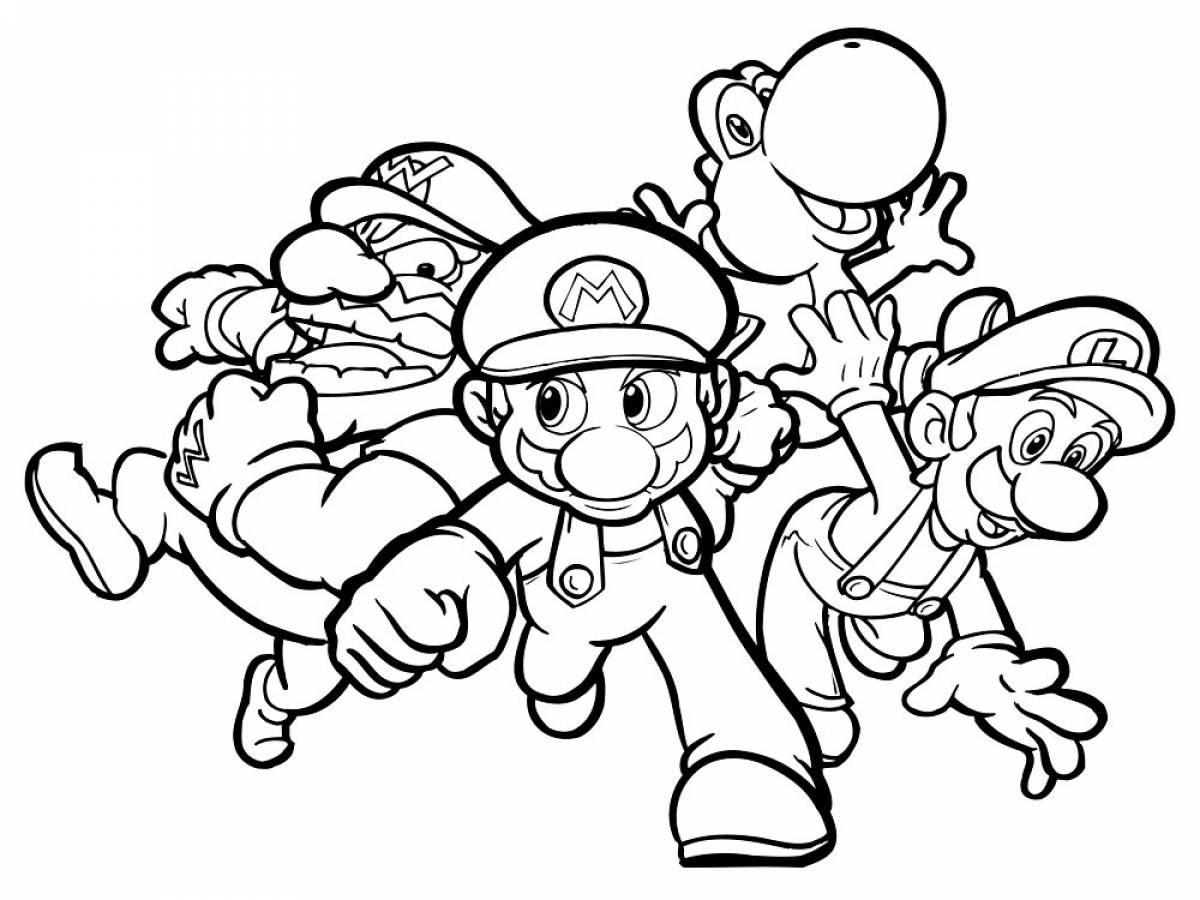 Mario game heroes