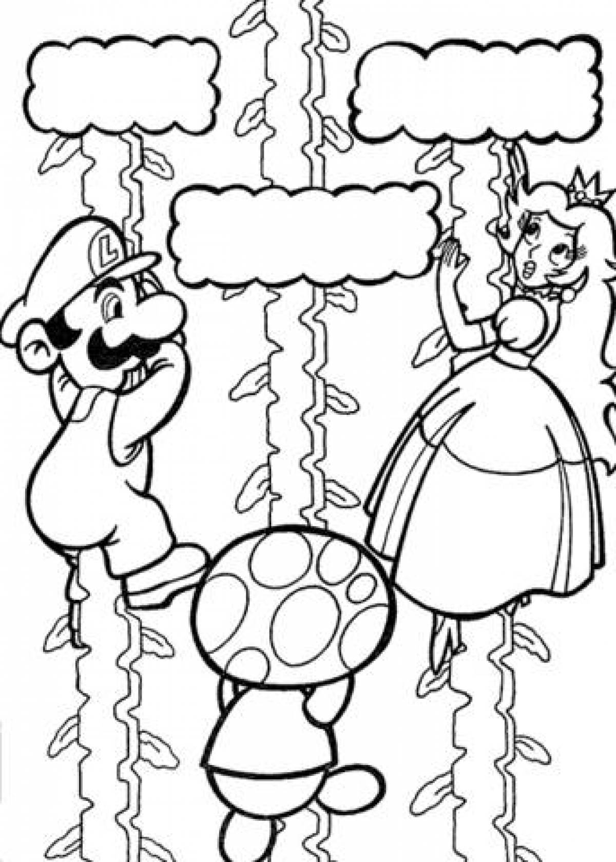 Марио и принцесса пич
