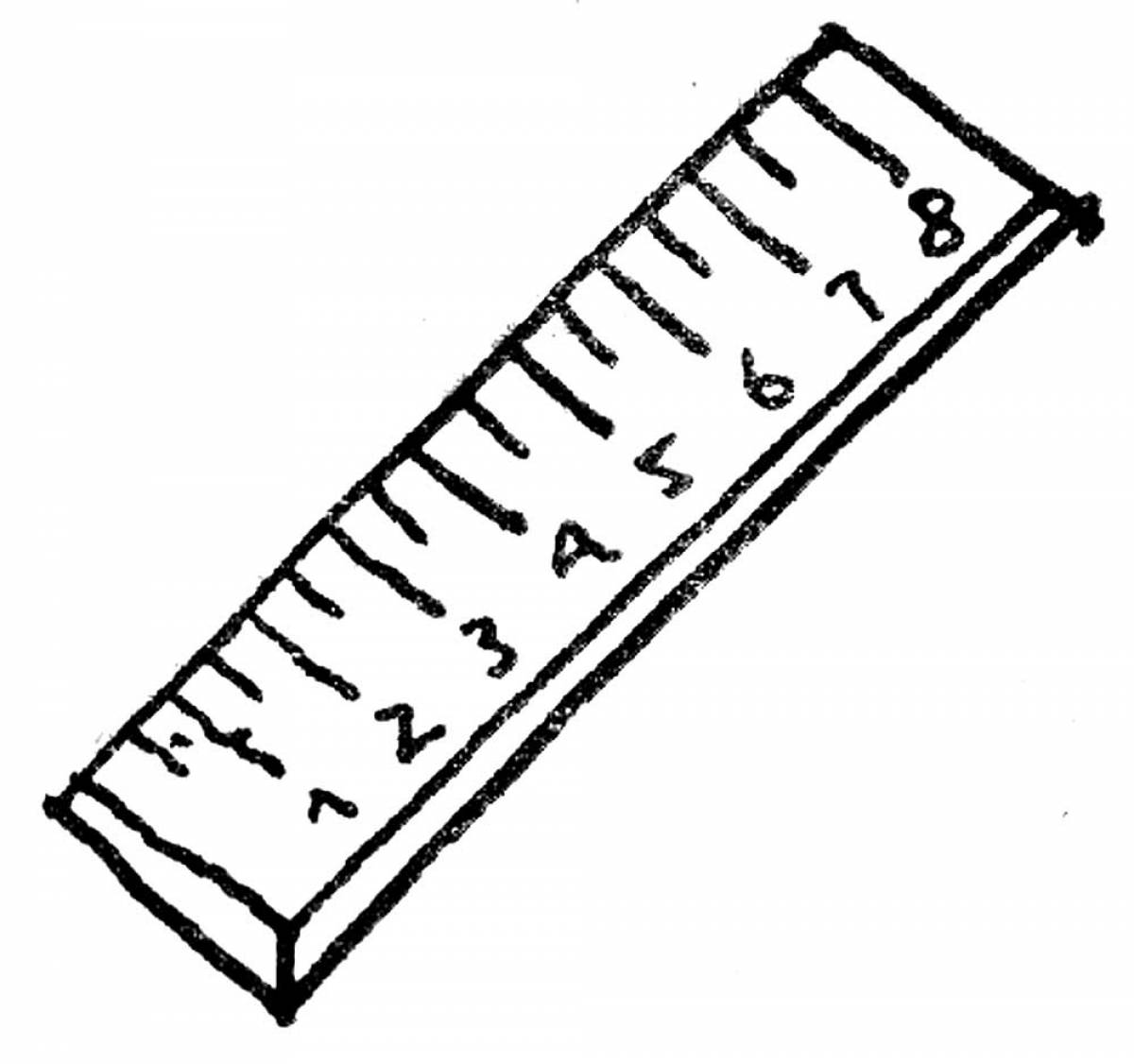 Ruler 8 cm