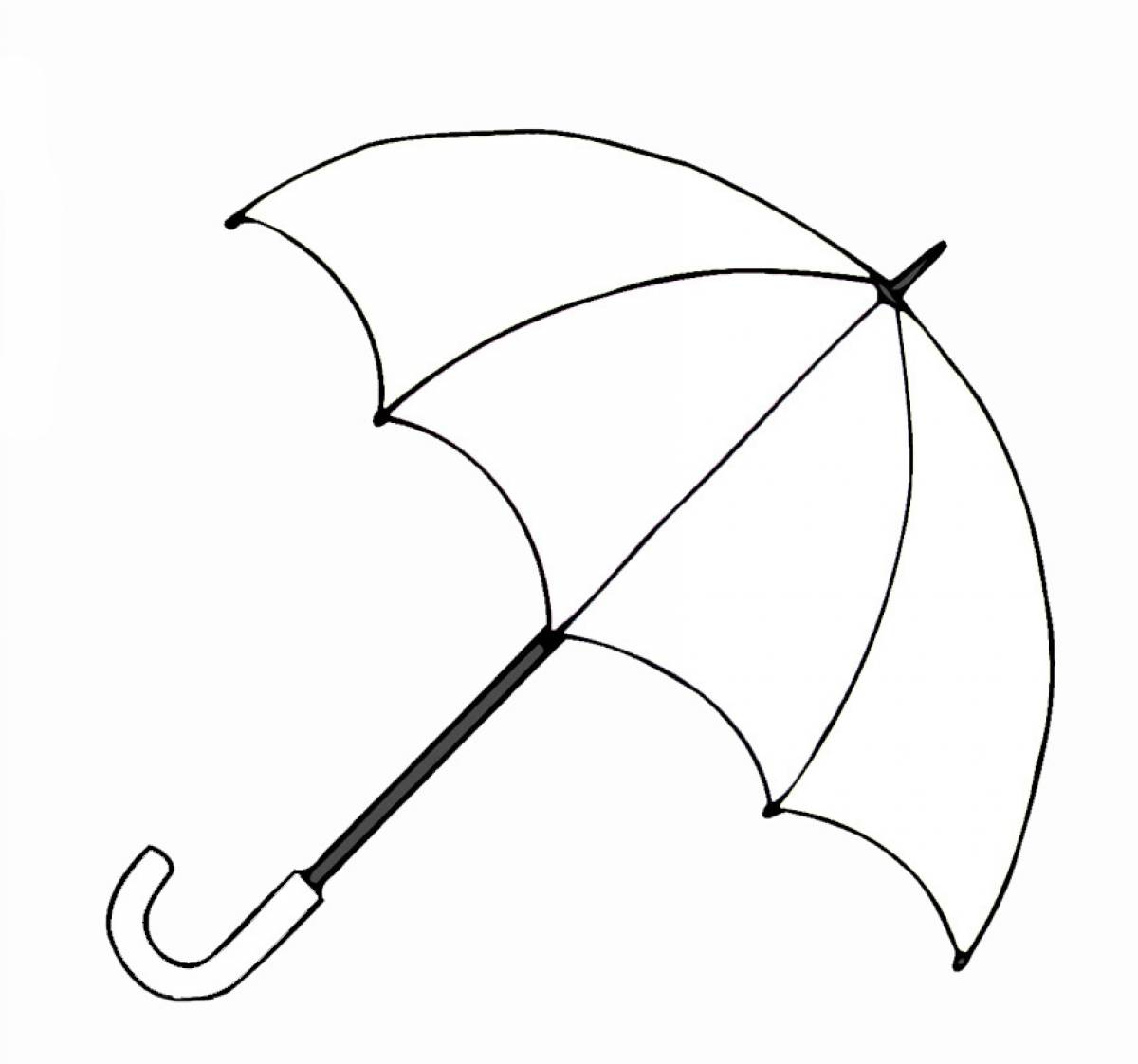 Огромный зонт