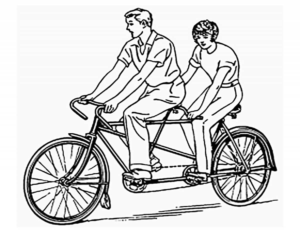 Photo Bicycle drawing