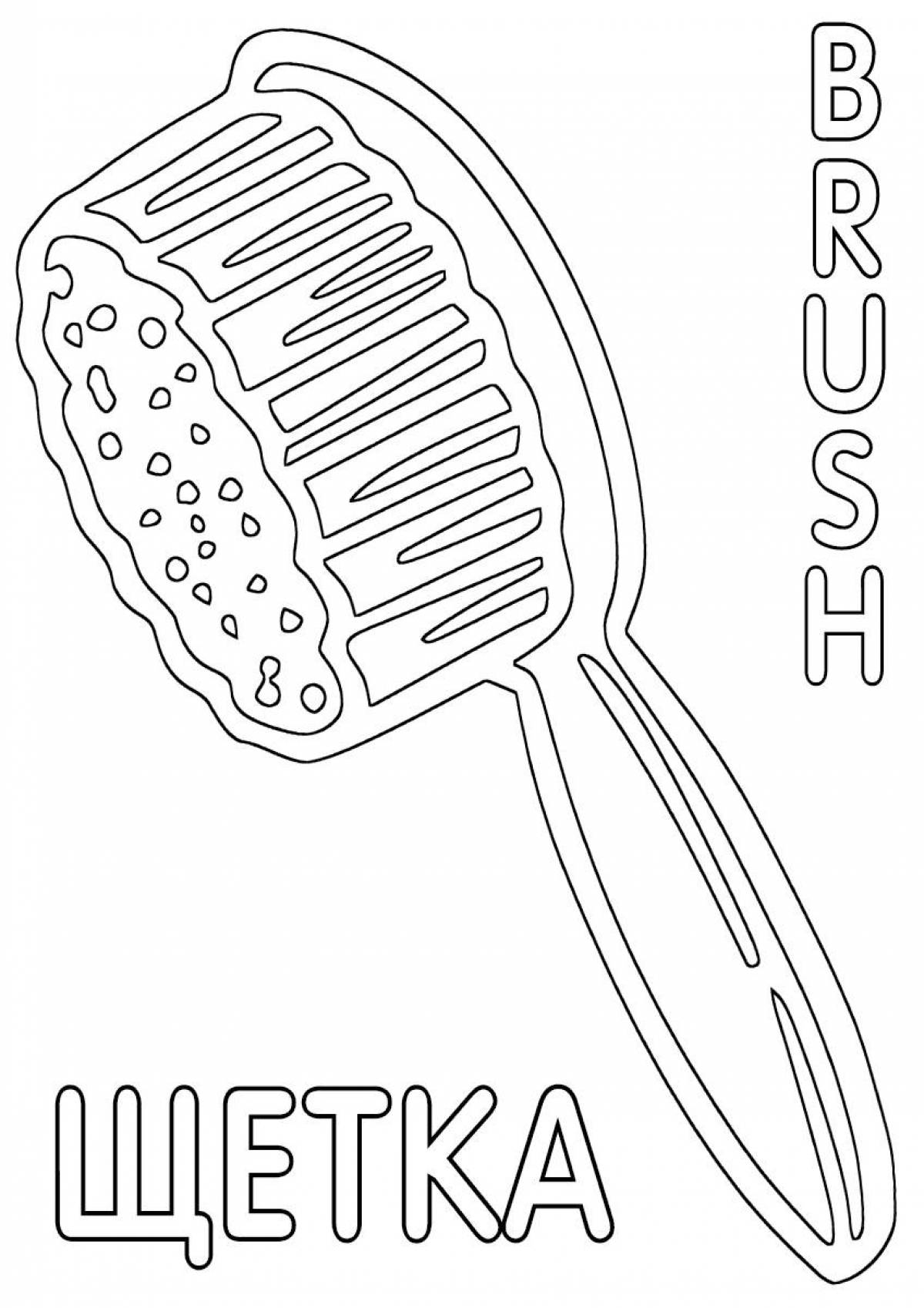 Stencil brush