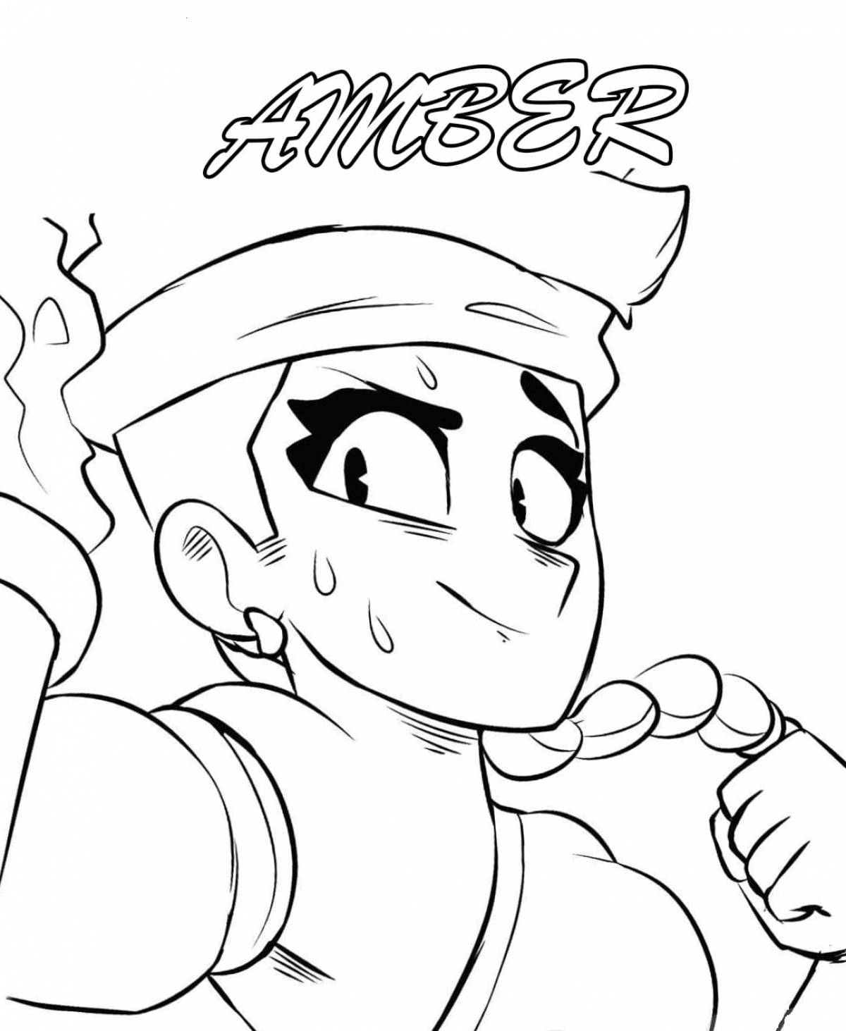 Photo Coloring pages bravo stars amber