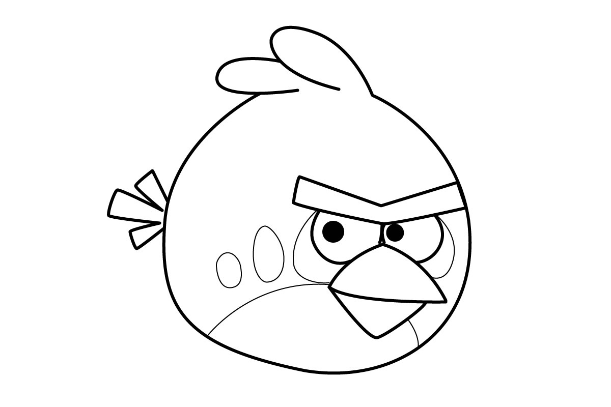 Раскраски Angry Birds распечатать на А4
