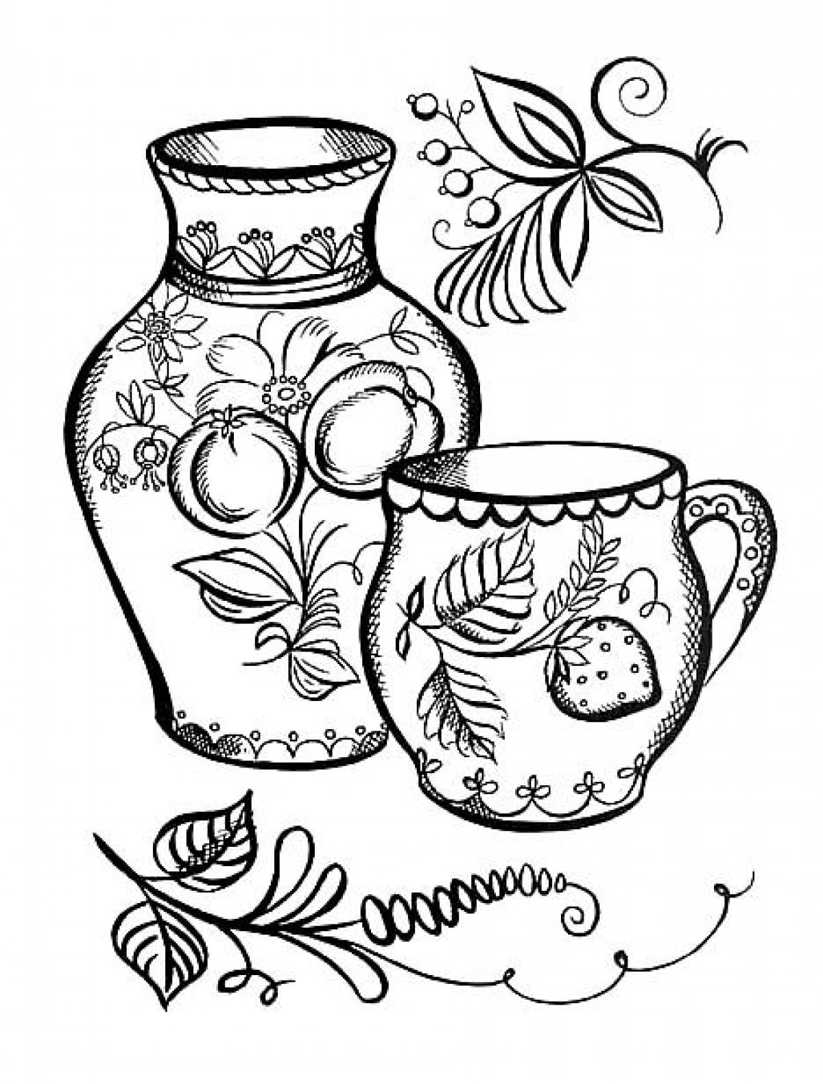 Гжель рисунок