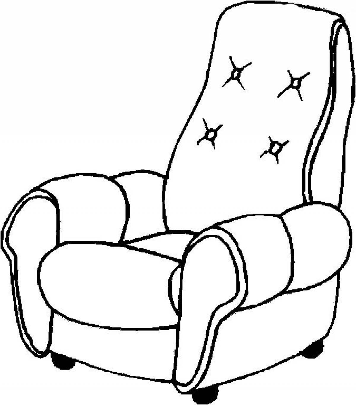 Picture armchair