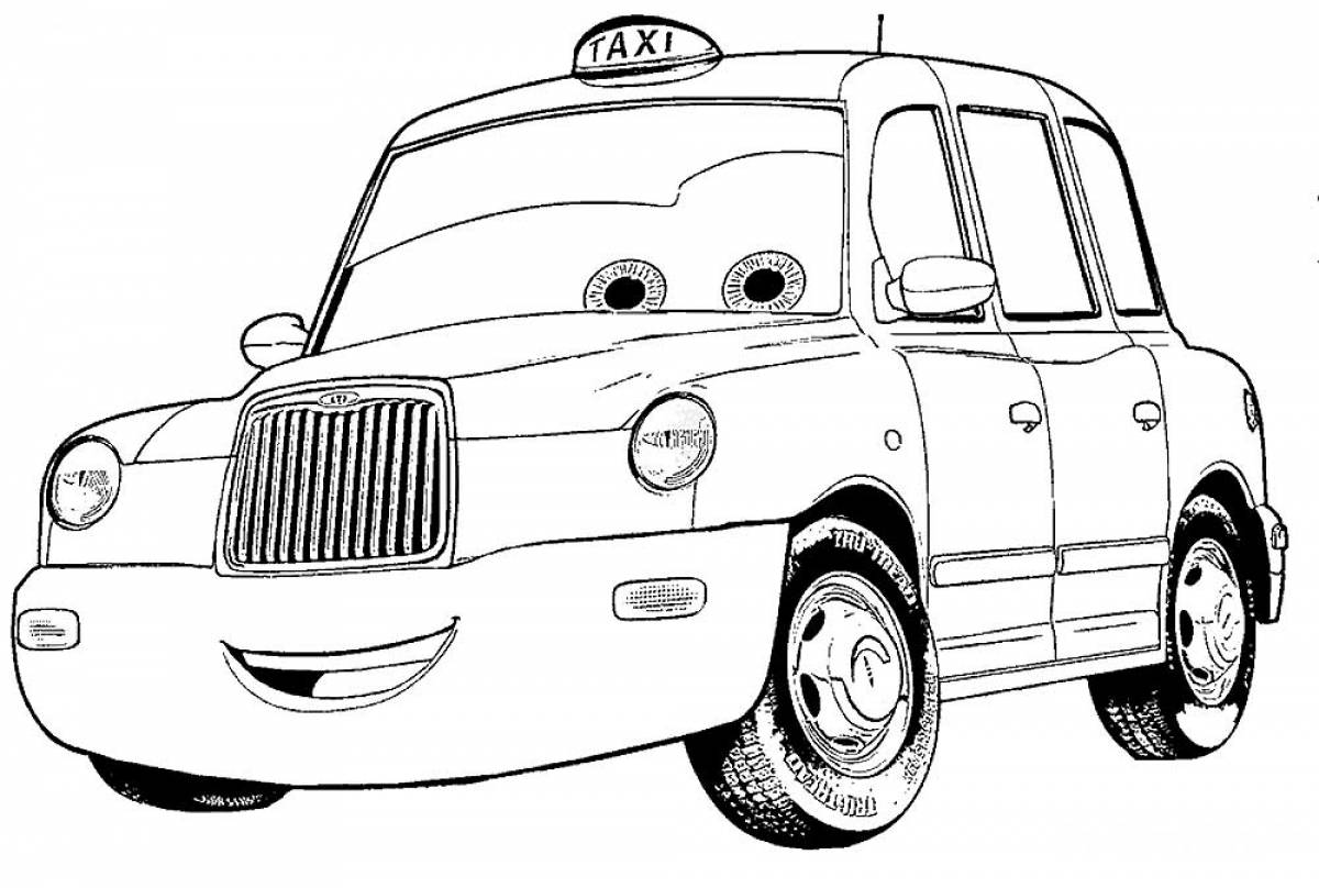 Taxi with eyes