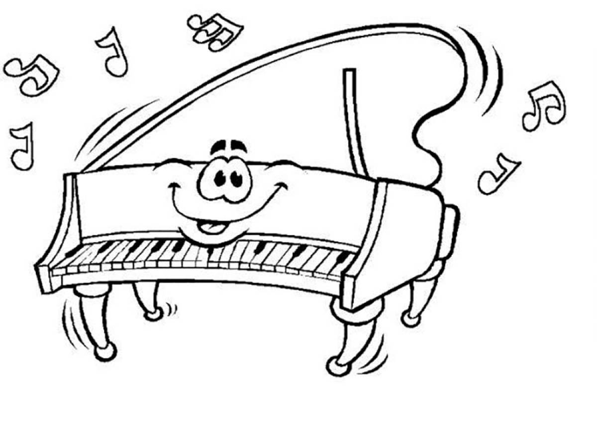 Piano and sheet music