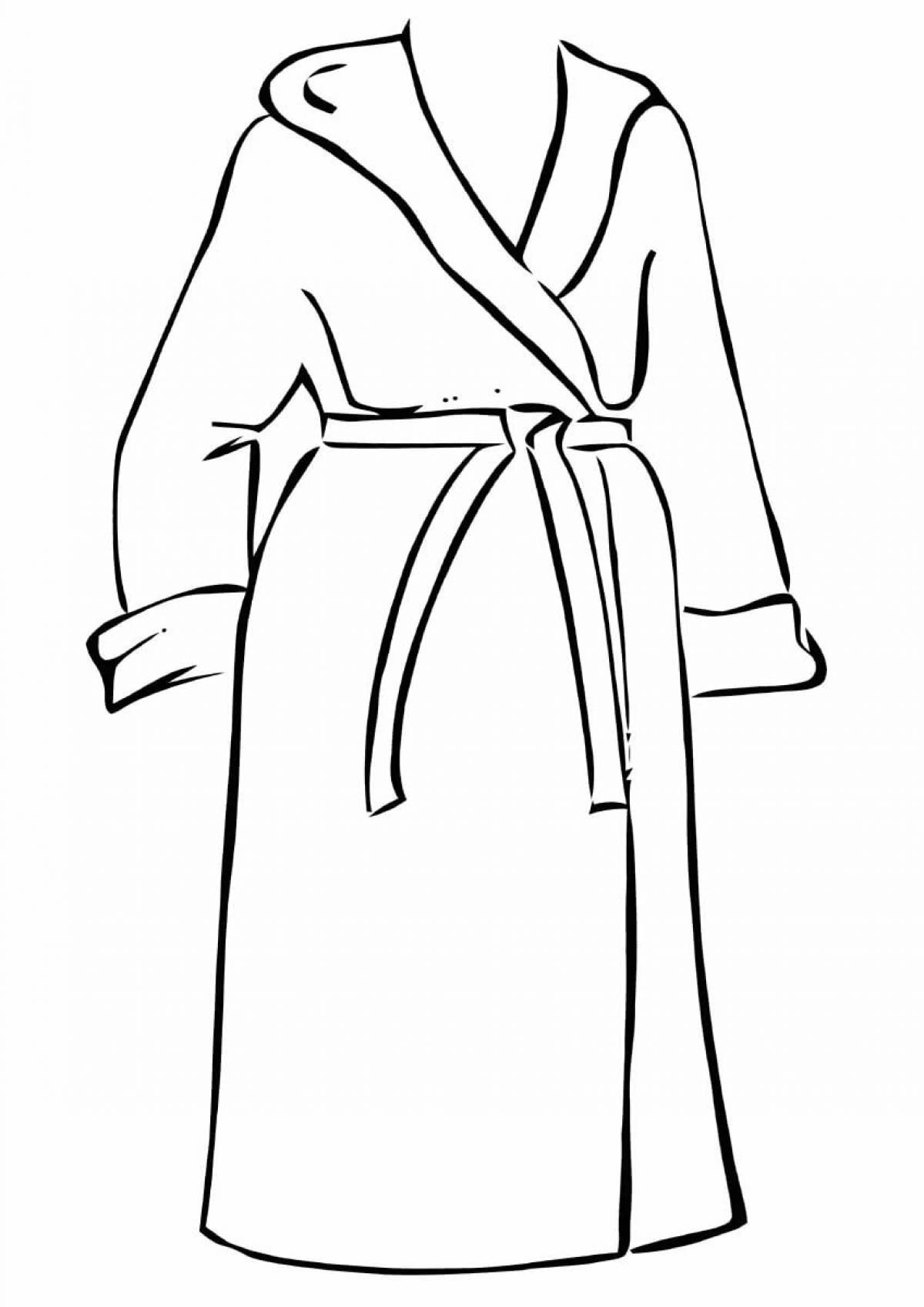 Figure bathrobe